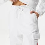 UNITED4 Kadın Beyaz Eşofman Altı