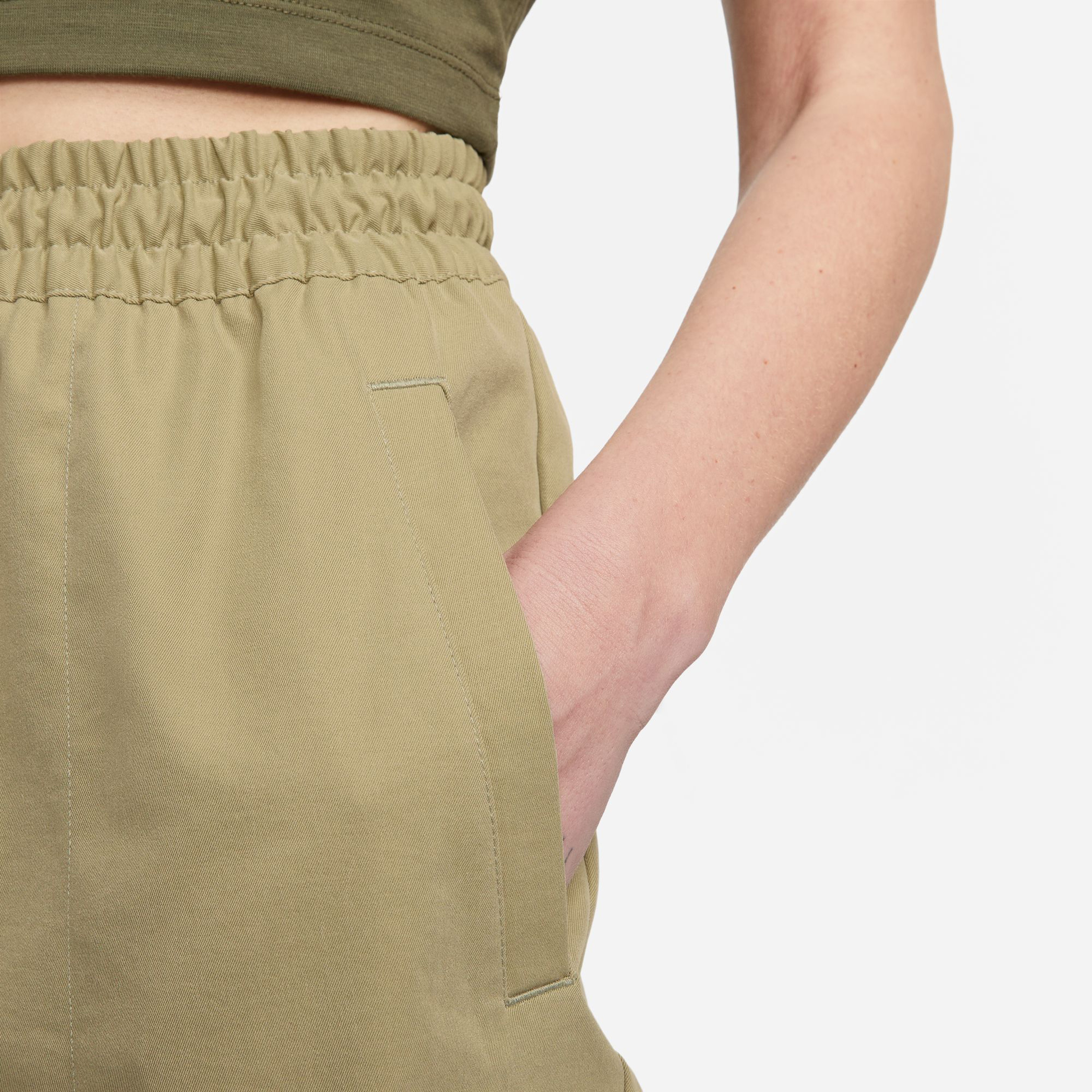 Nike Sportswear Swoosh Kadın Yeşil Eşofman Altı