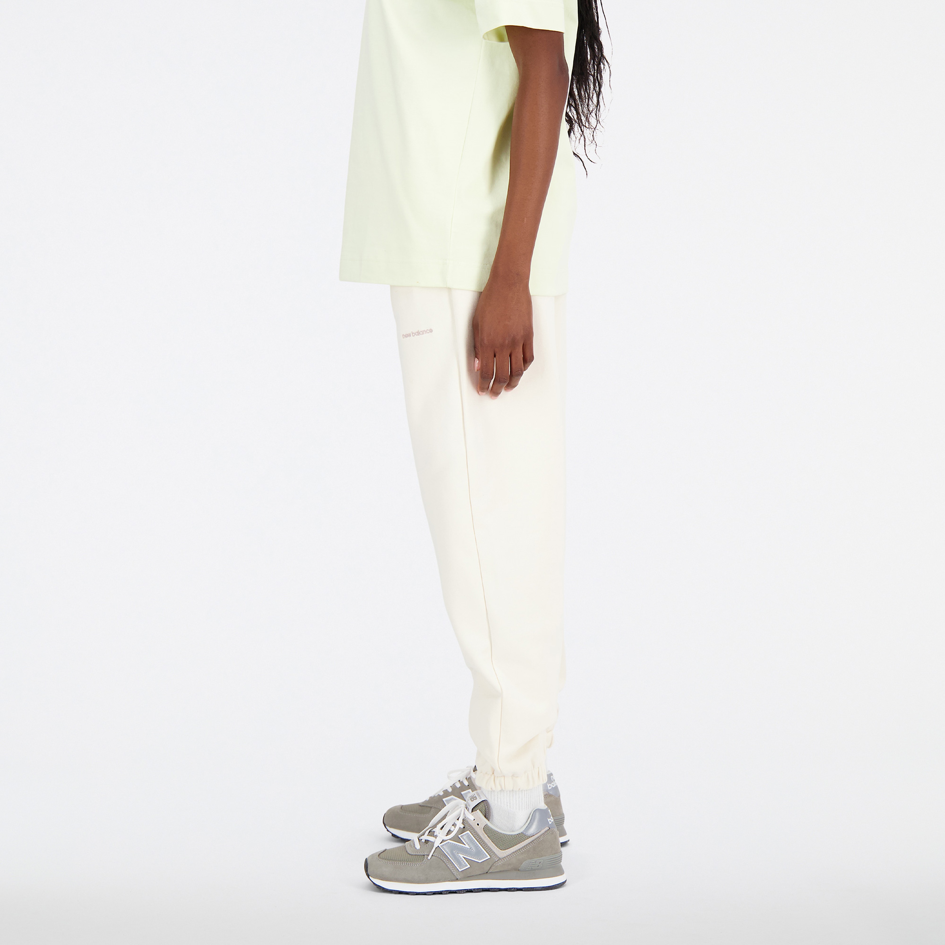 New Balance Athletics Linear Kadın Bej Eşofman Altı