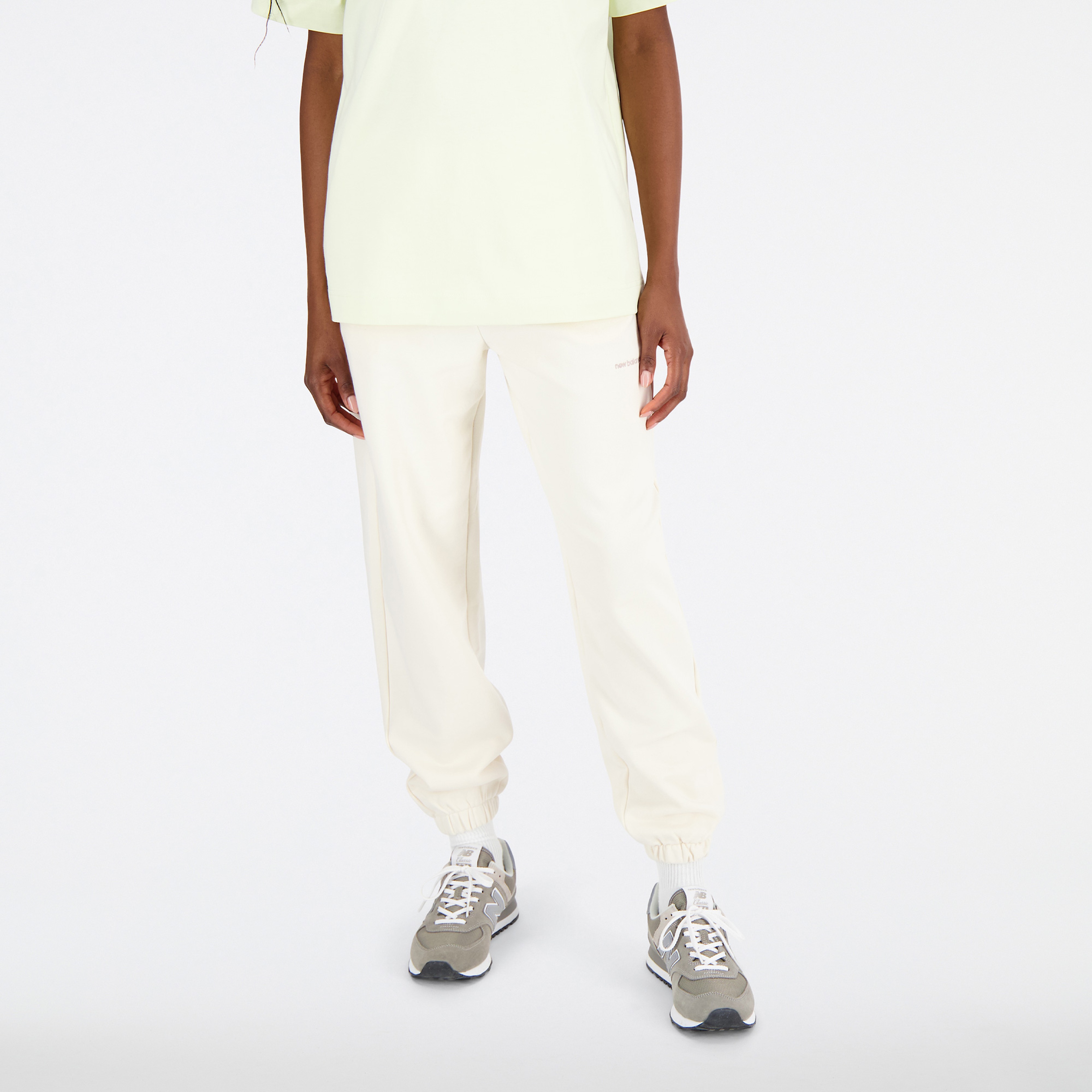 New Balance Athletics Linear Kadın Bej Eşofman Altı