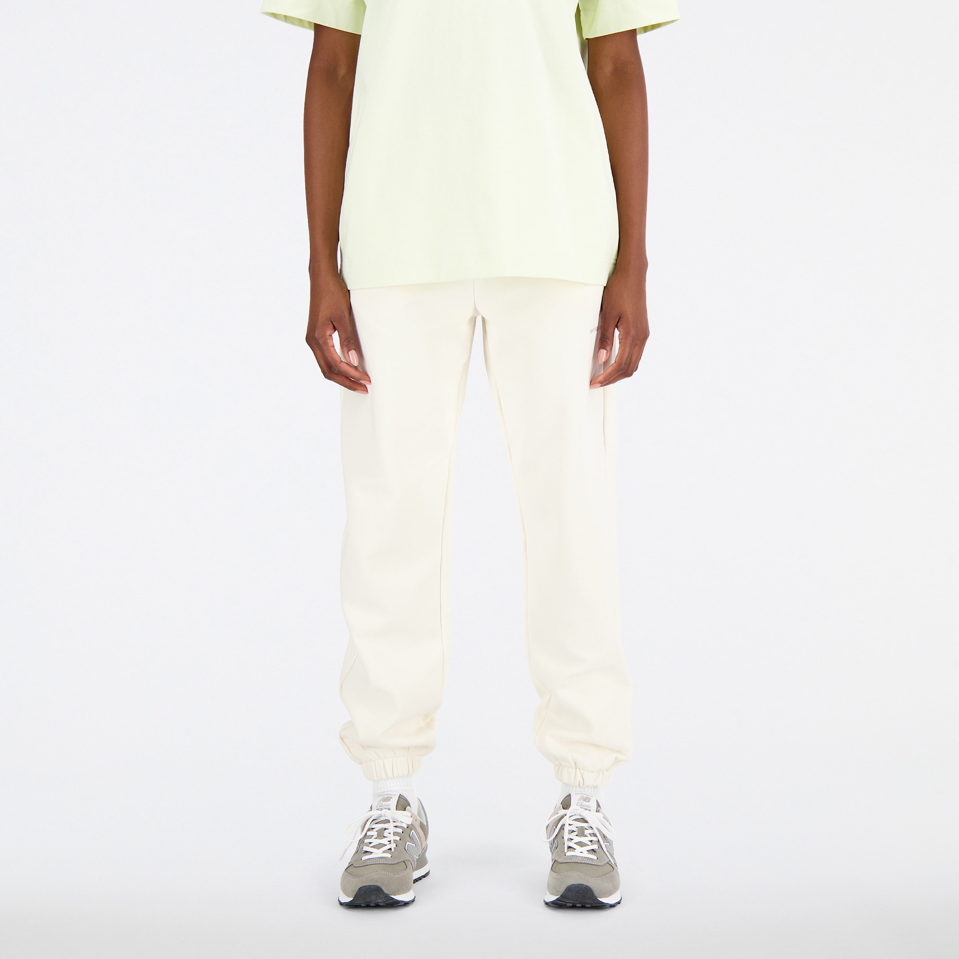 New Balance Athletics Linear Kadın Bej Eşofman Altı