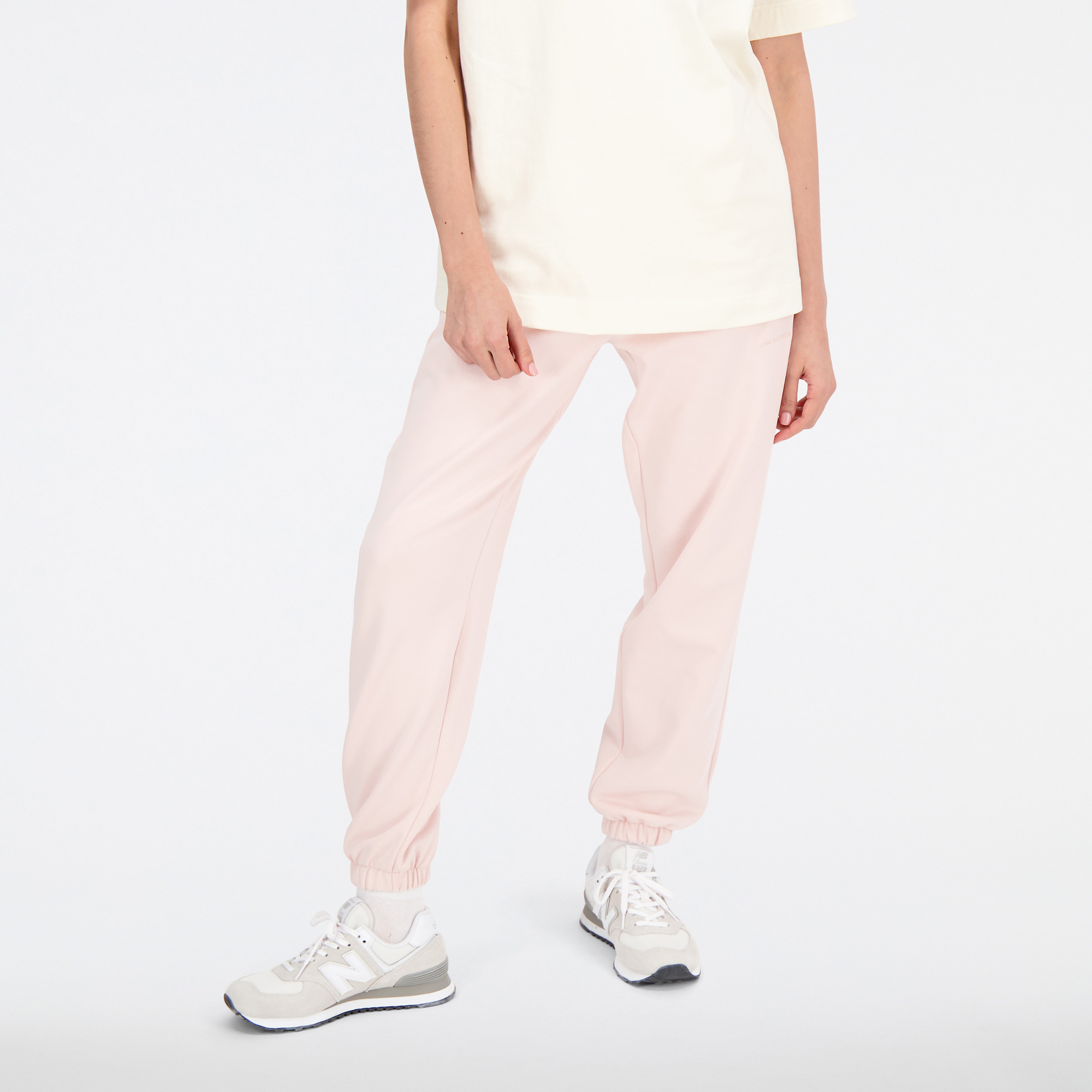 New Balance Athletics Linear Kadın Pembe Eşofman Altı