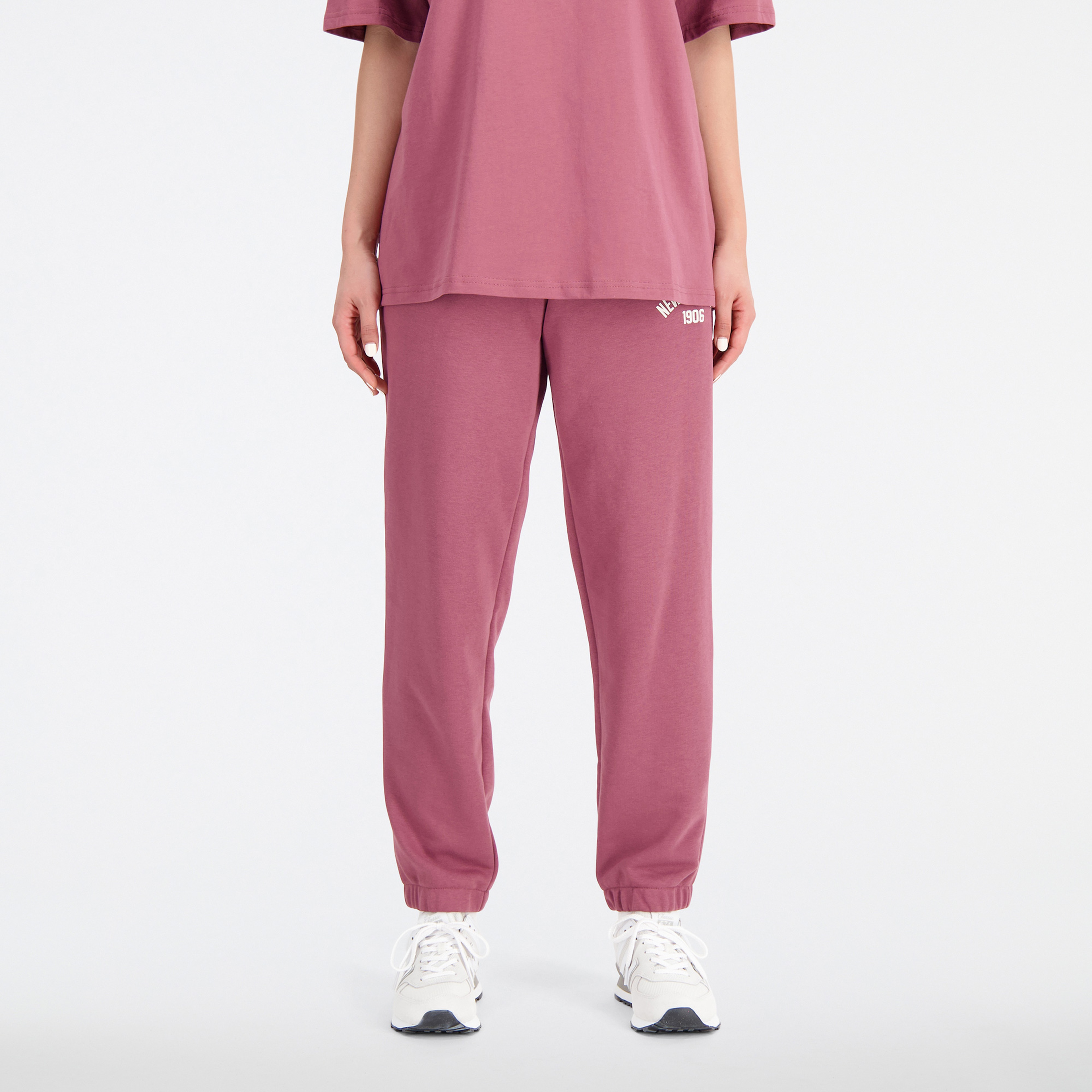 New Balance Essentials Varsity Fleece Kadın Pembe Eşofman Altı