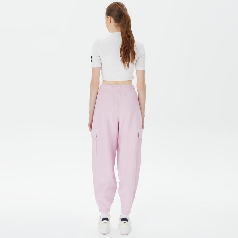 Tommy Hilfiger Ottoman Workwear Kadın Pembe Eşofman Altı