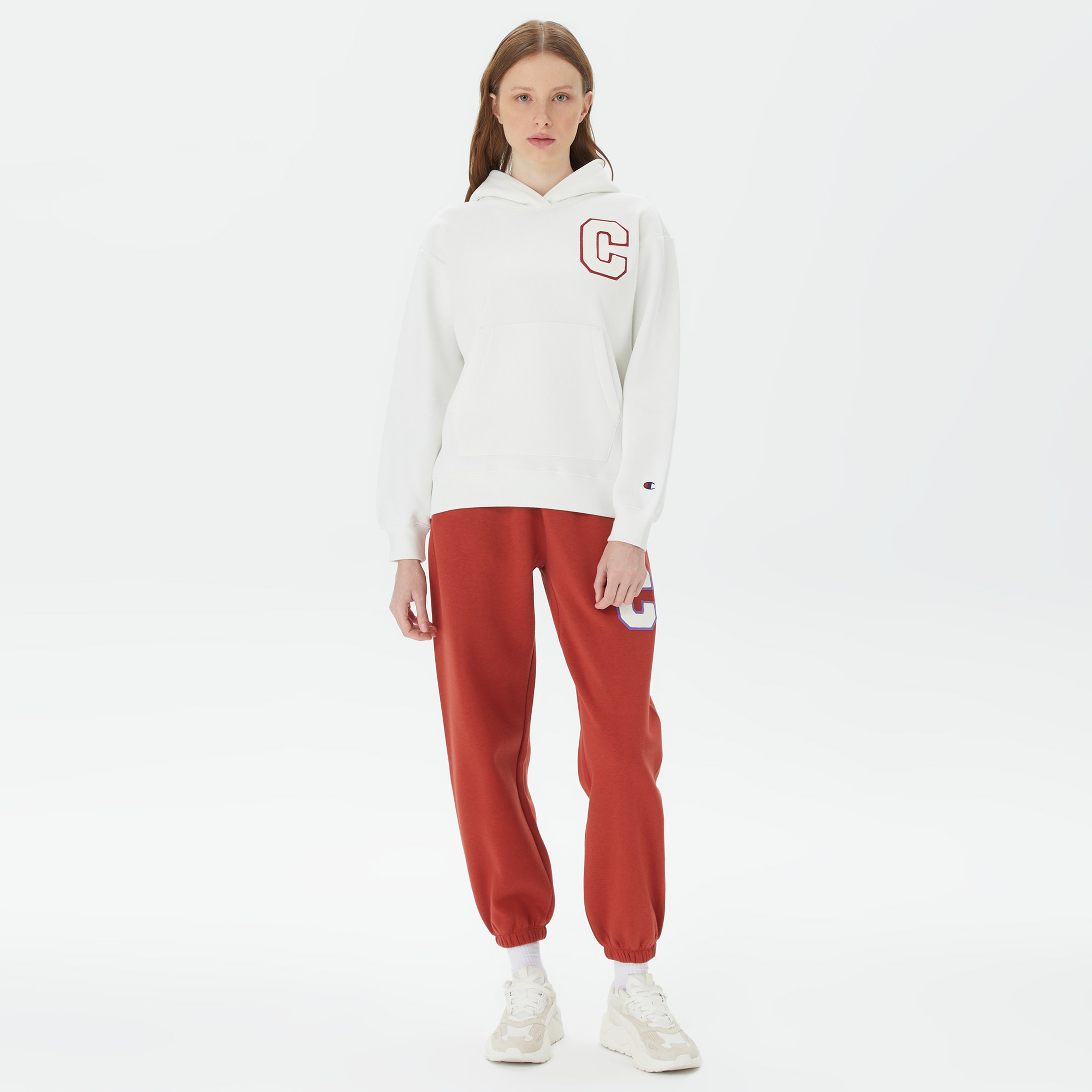 Champion Elastic Cuff Kadın Kırmızı Eşofman Altı