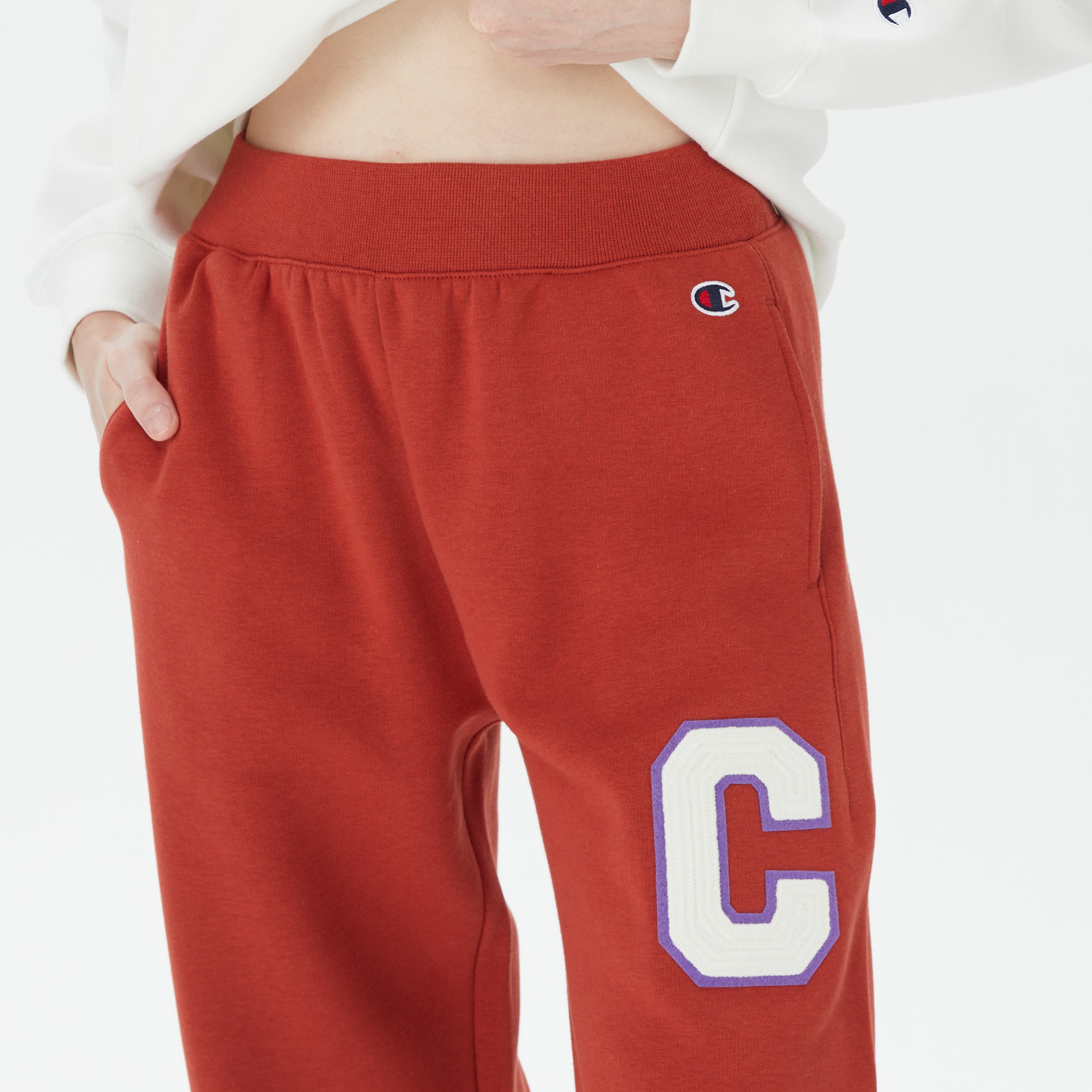 Champion Elastic Cuff Kadın Kırmızı Eşofman Altı