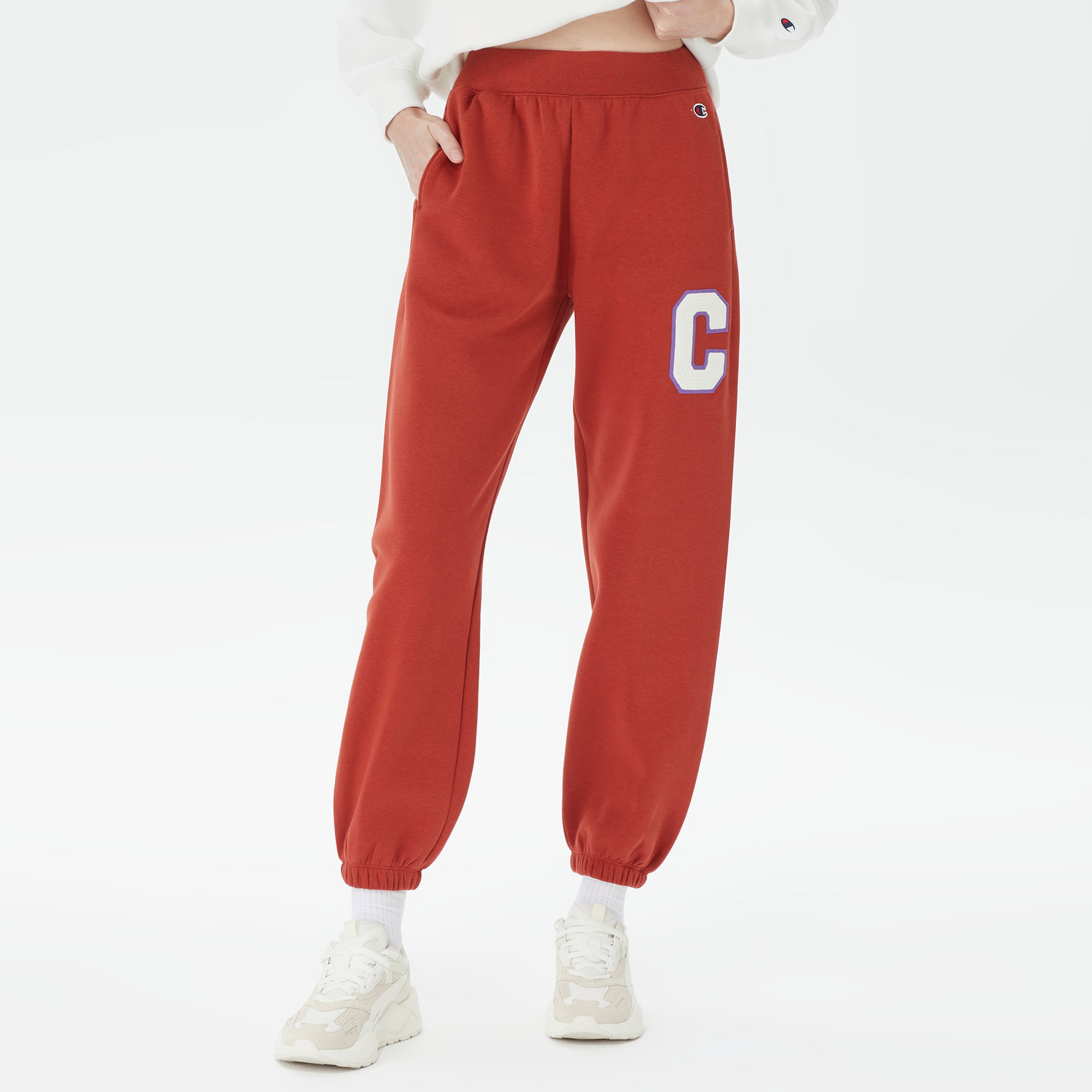 Champion Elastic Cuff Kadın Kırmızı Eşofman Altı