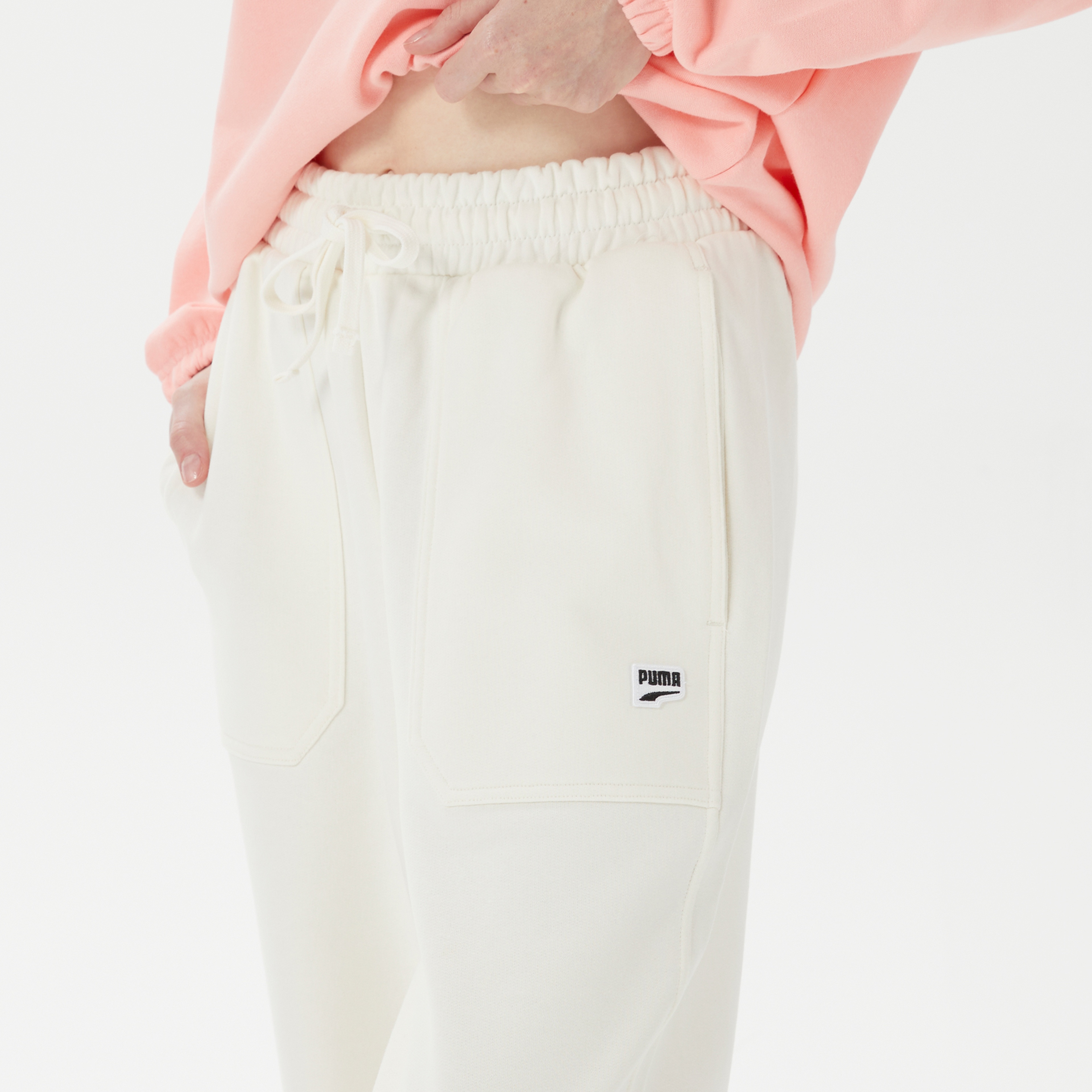 Puma Downtown Kadın Krem Eşofman Altı