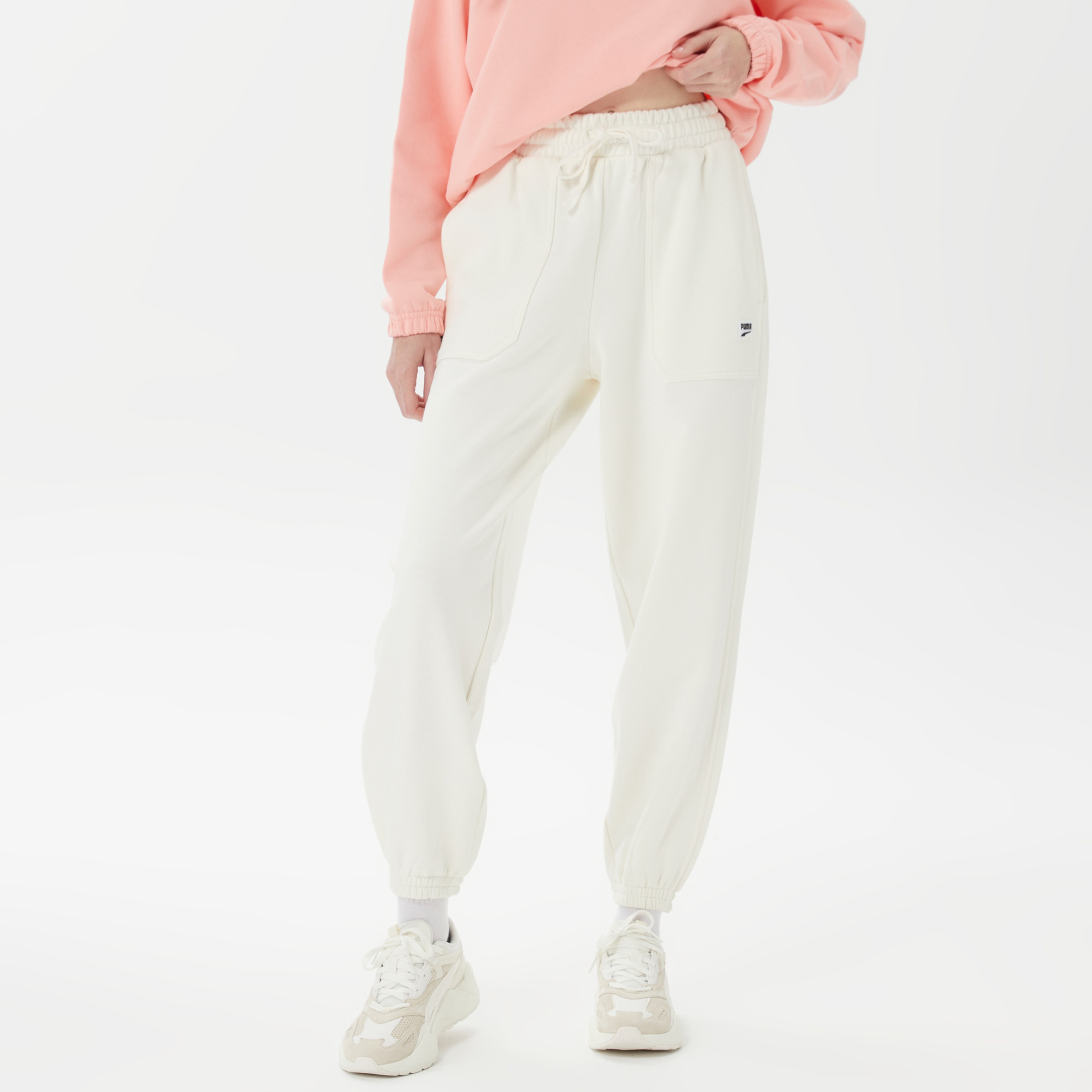 Puma Downtown Kadın Krem Eşofman Altı