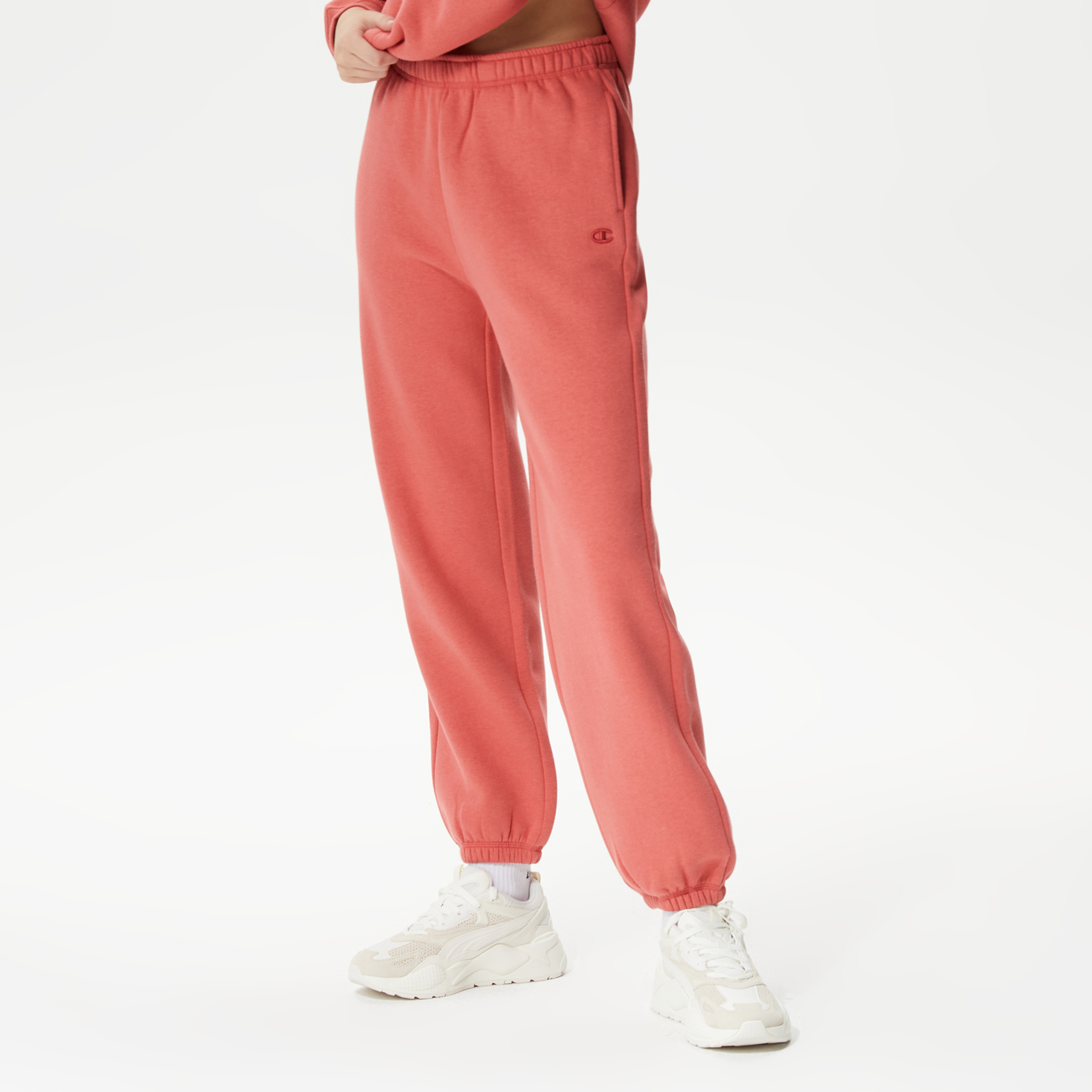 Champion Elastic Cuff Kadın Kırmızı Eşofman Altı