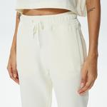 UNITED4 Kadın Beyaz Eşofman Altı