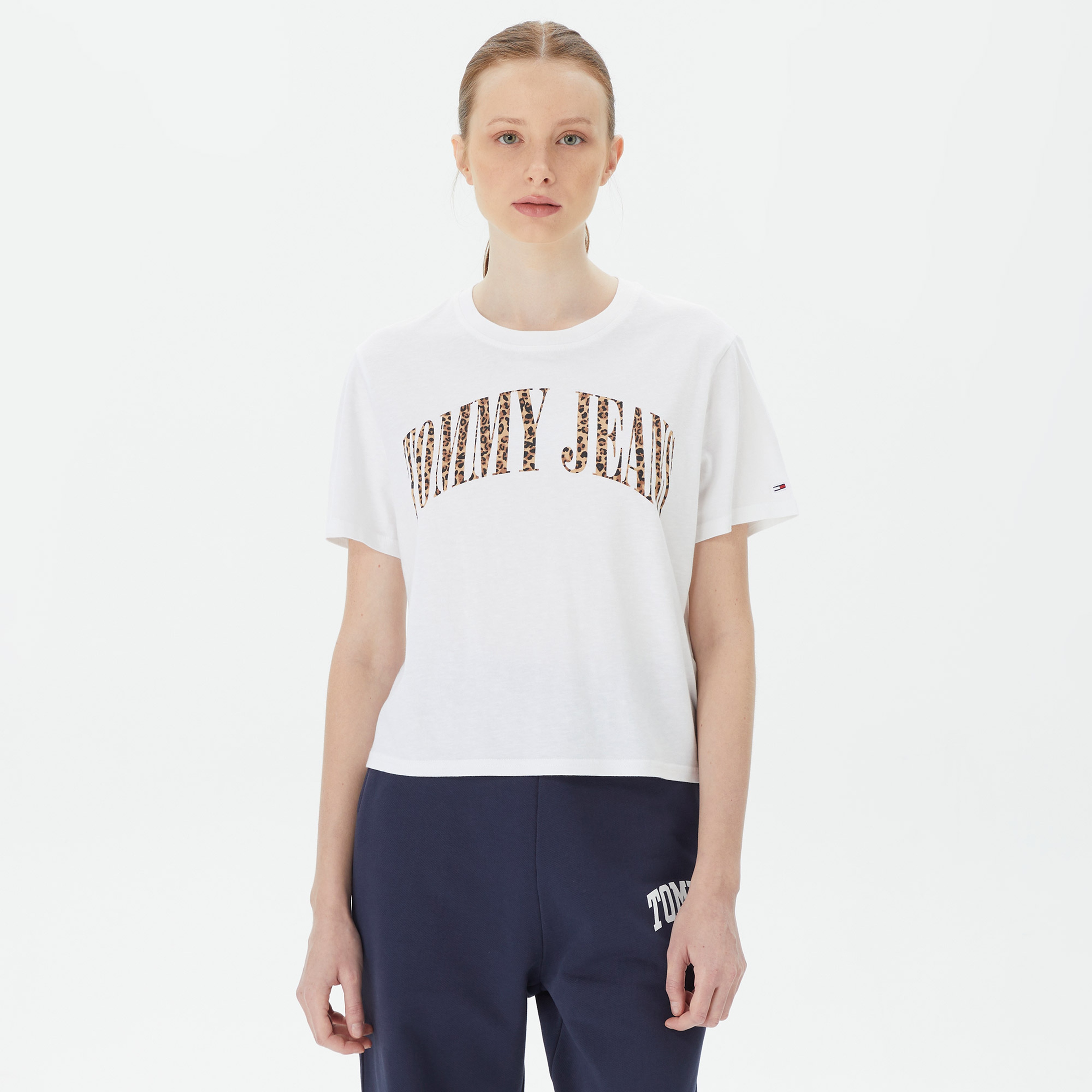 Tommy Hilfiger Classic Leo Kadın Beyaz T-Shirt