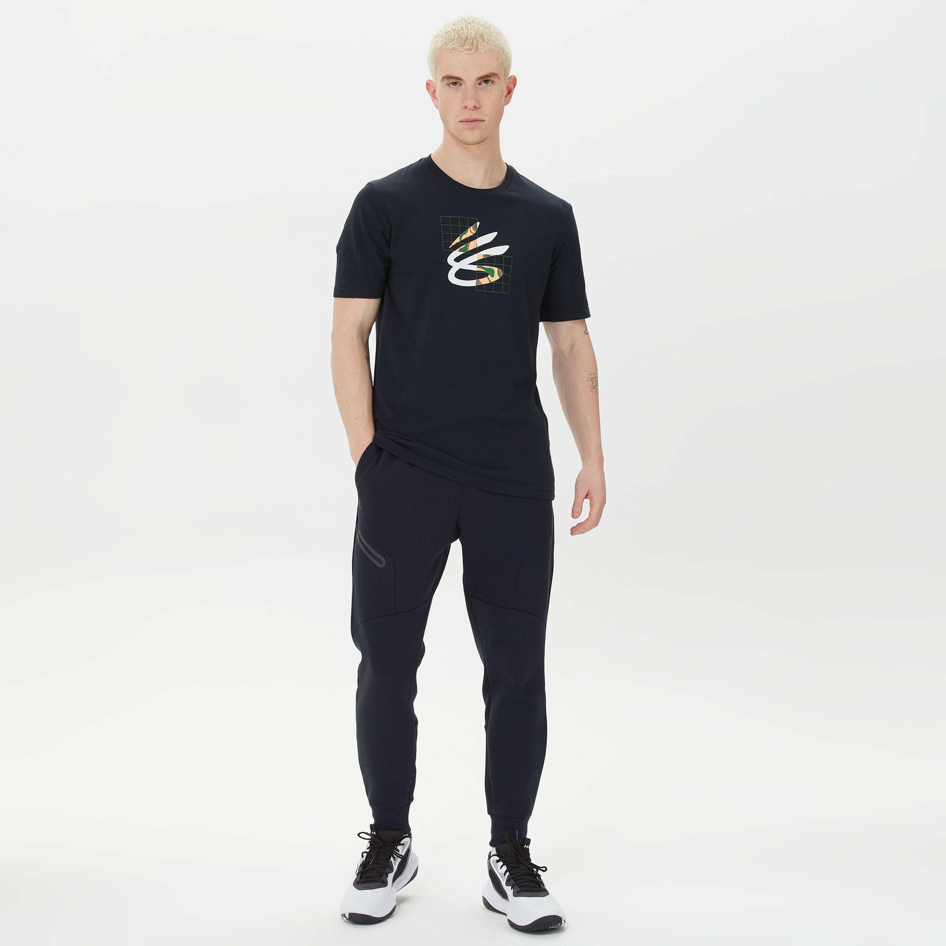 Under Armour Curry Erkek Siyah Eşofman Altı