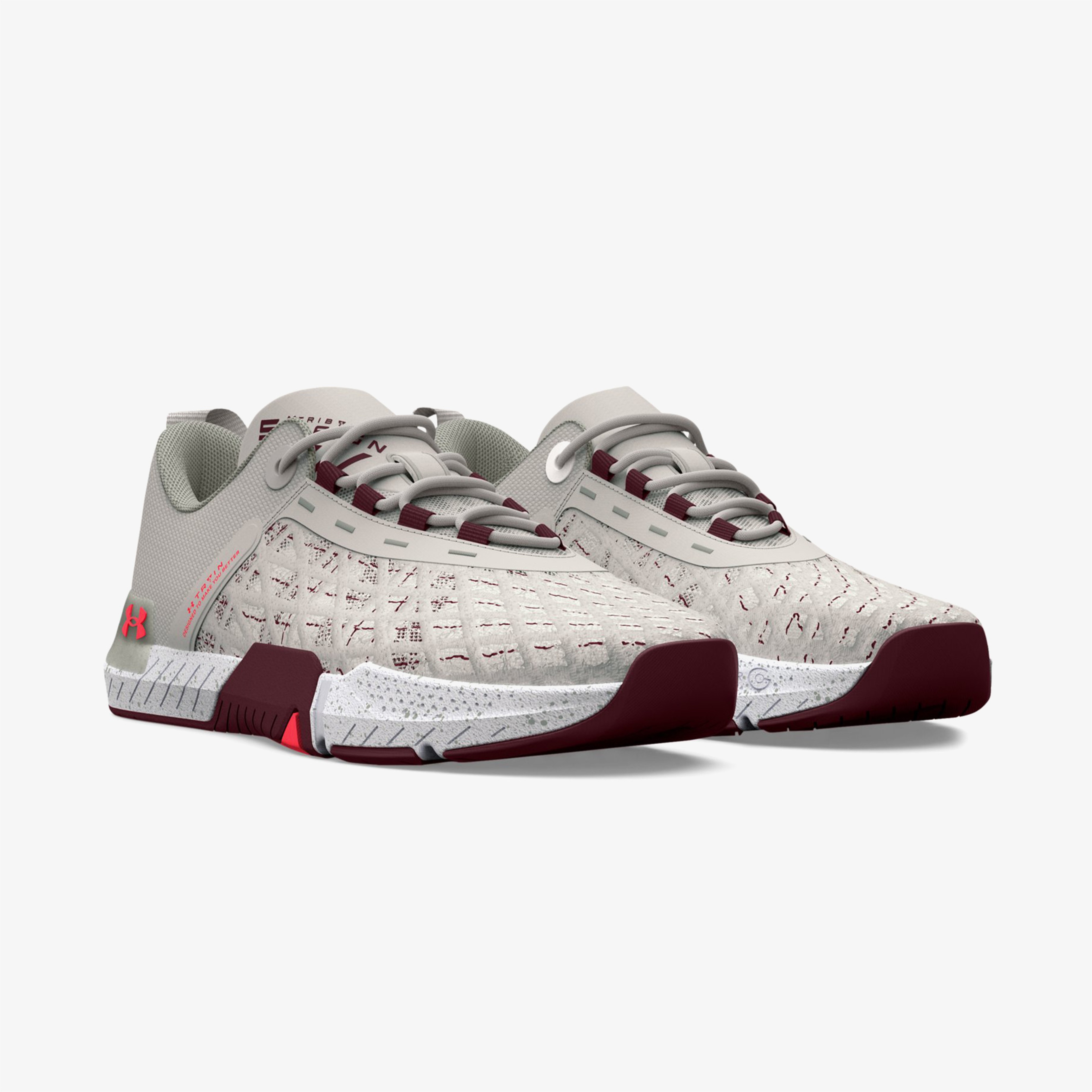 Under Armour TriBase Reign 5 Erkek Gri Antrenman Ayakkabısı