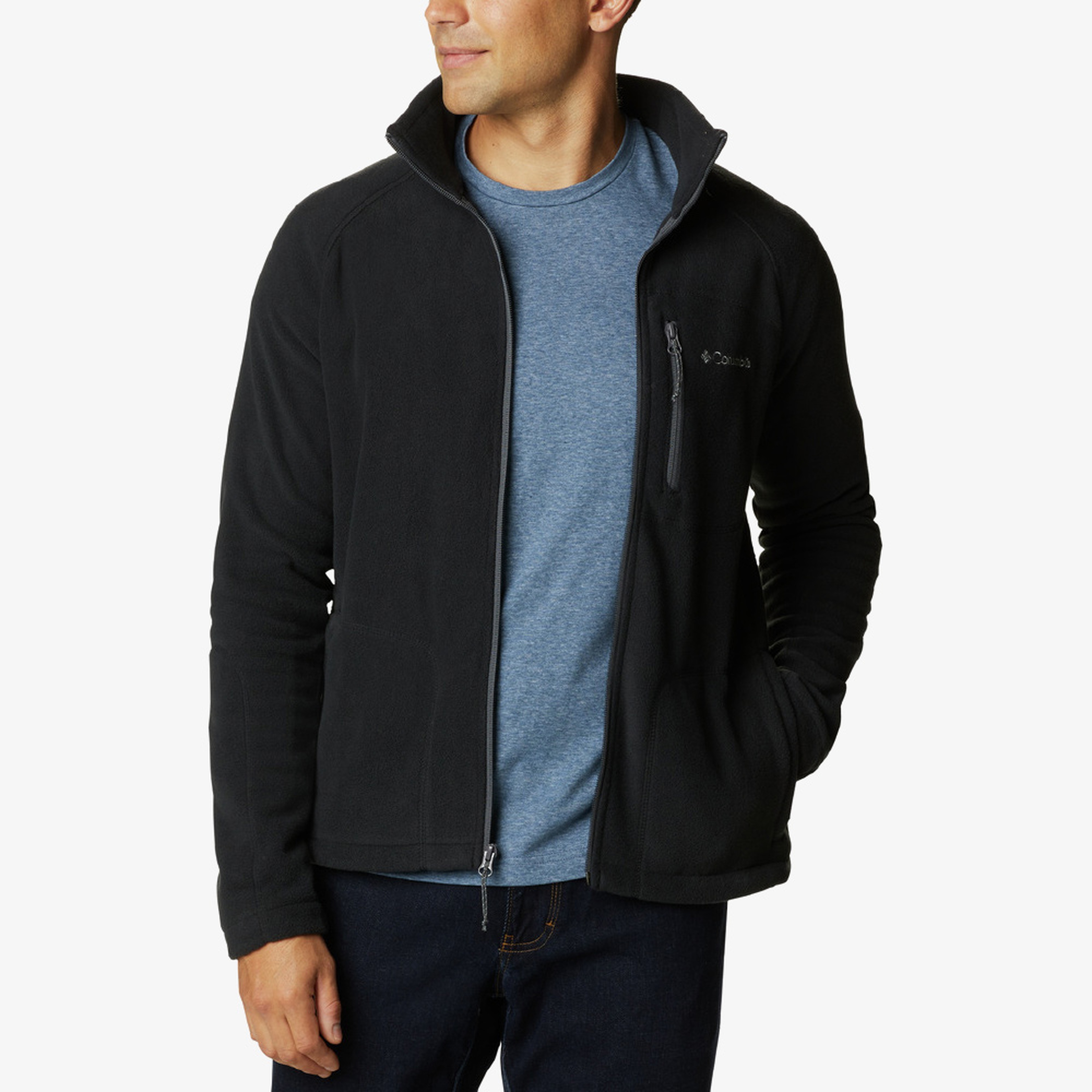 Columbia Fast Trek II Full Zip Fleece Erkek Siyah Polar Üst