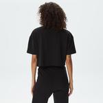 UNITED4 Classic Kadın Siyah Crop T-Shirt