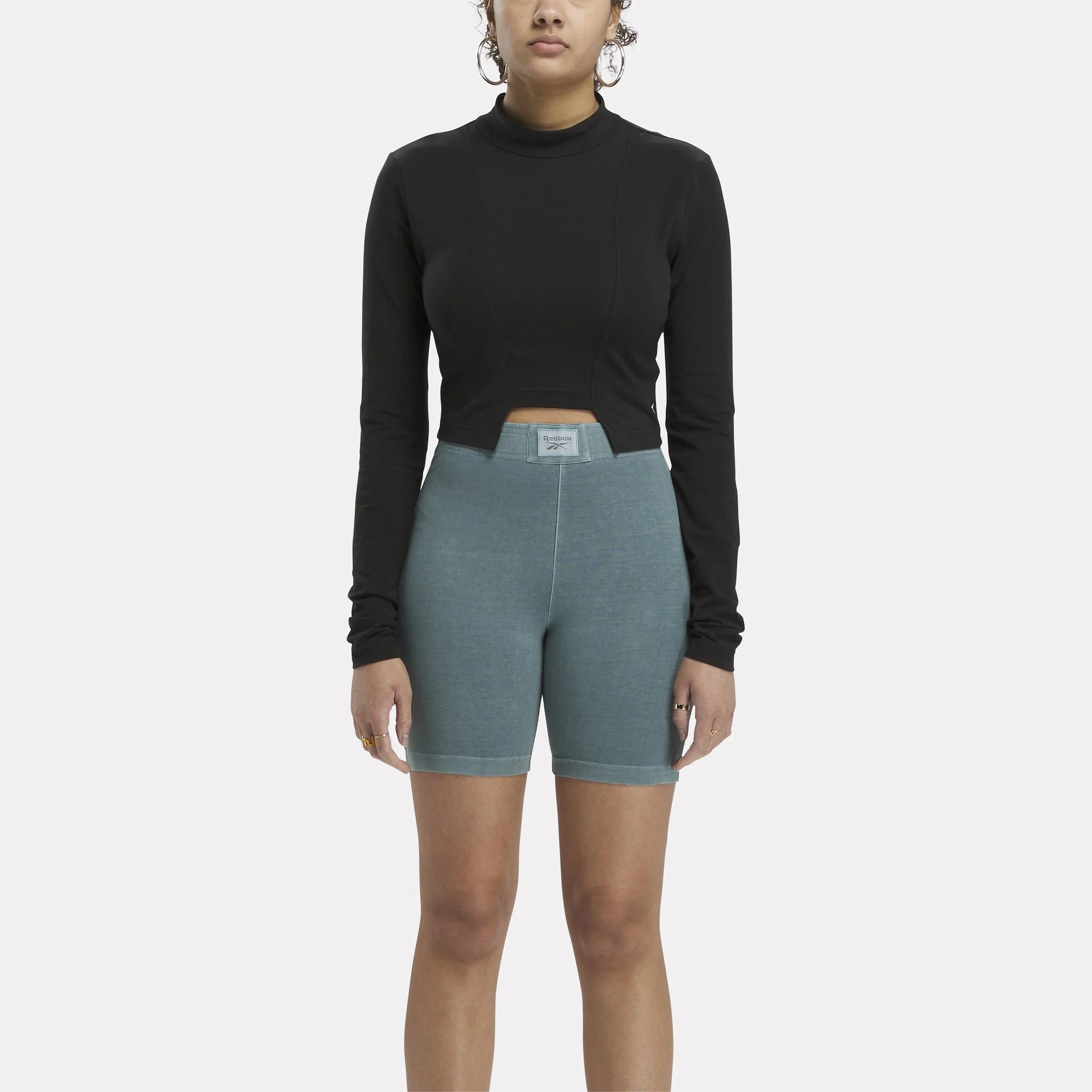 Reebok Classics Trend Lon Kadın Siyah Crop T-Shirt