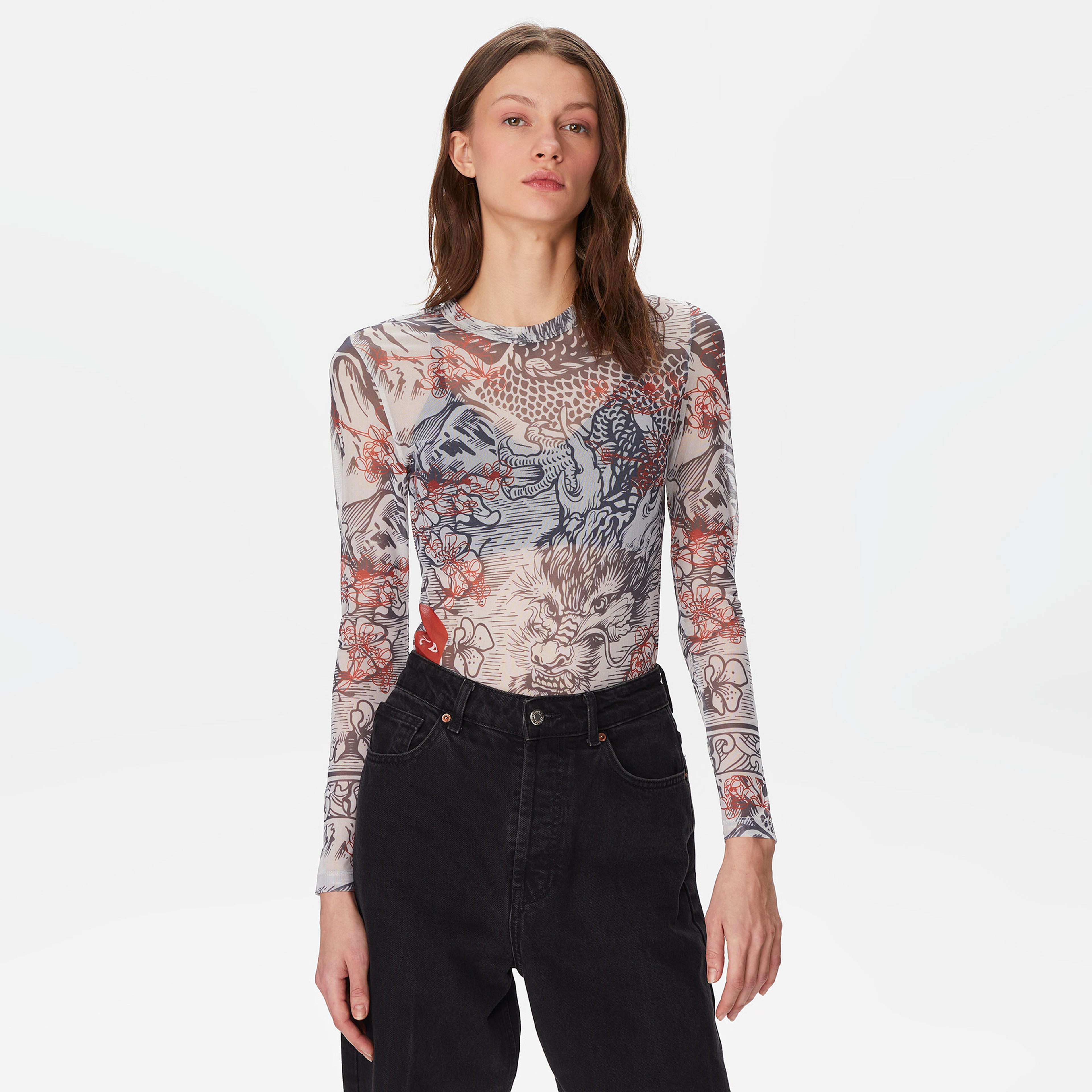 UNITED4 Kadın Beyaz Body