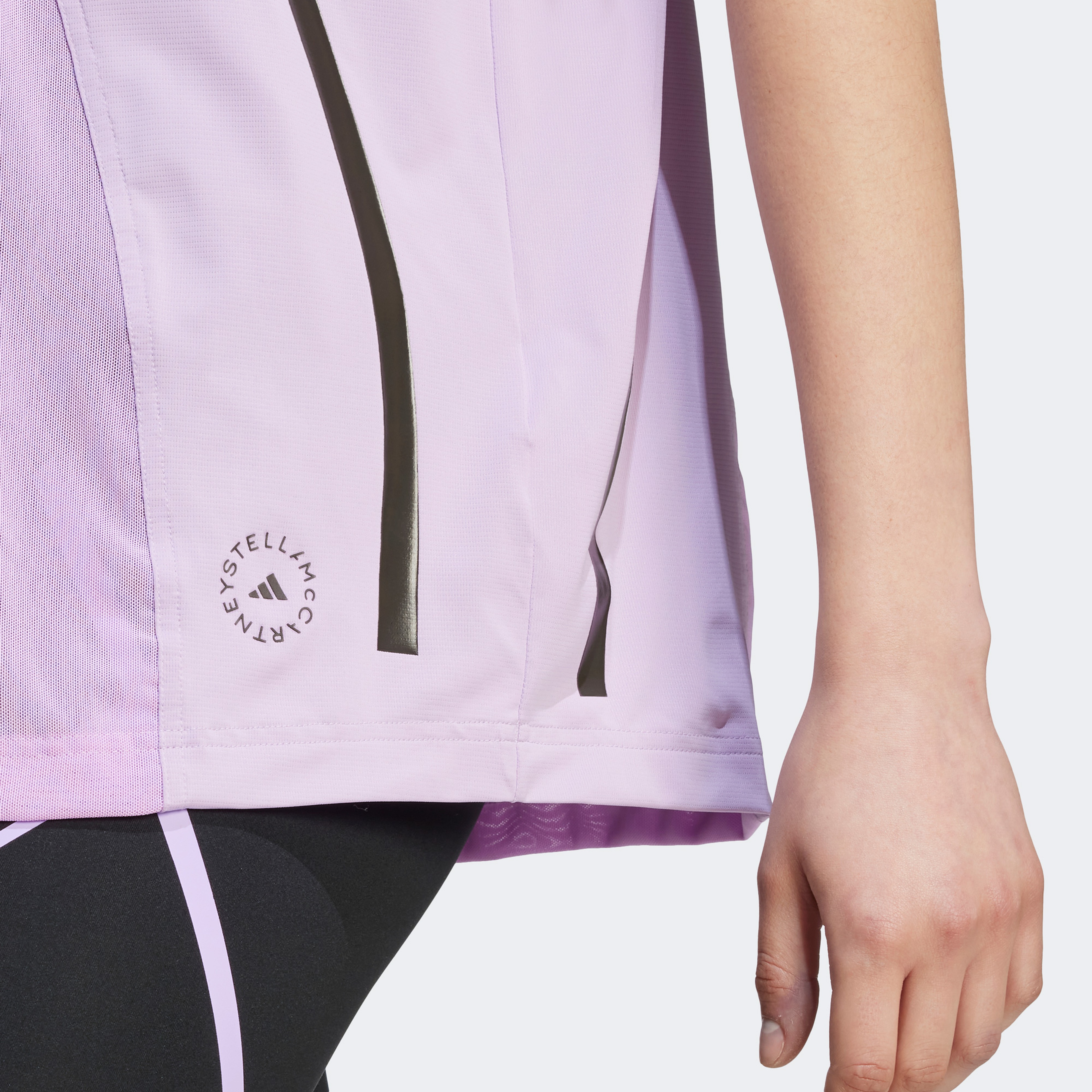 adidas by Stella McCartney TruePace Loose Kadın Mor T-Shirt