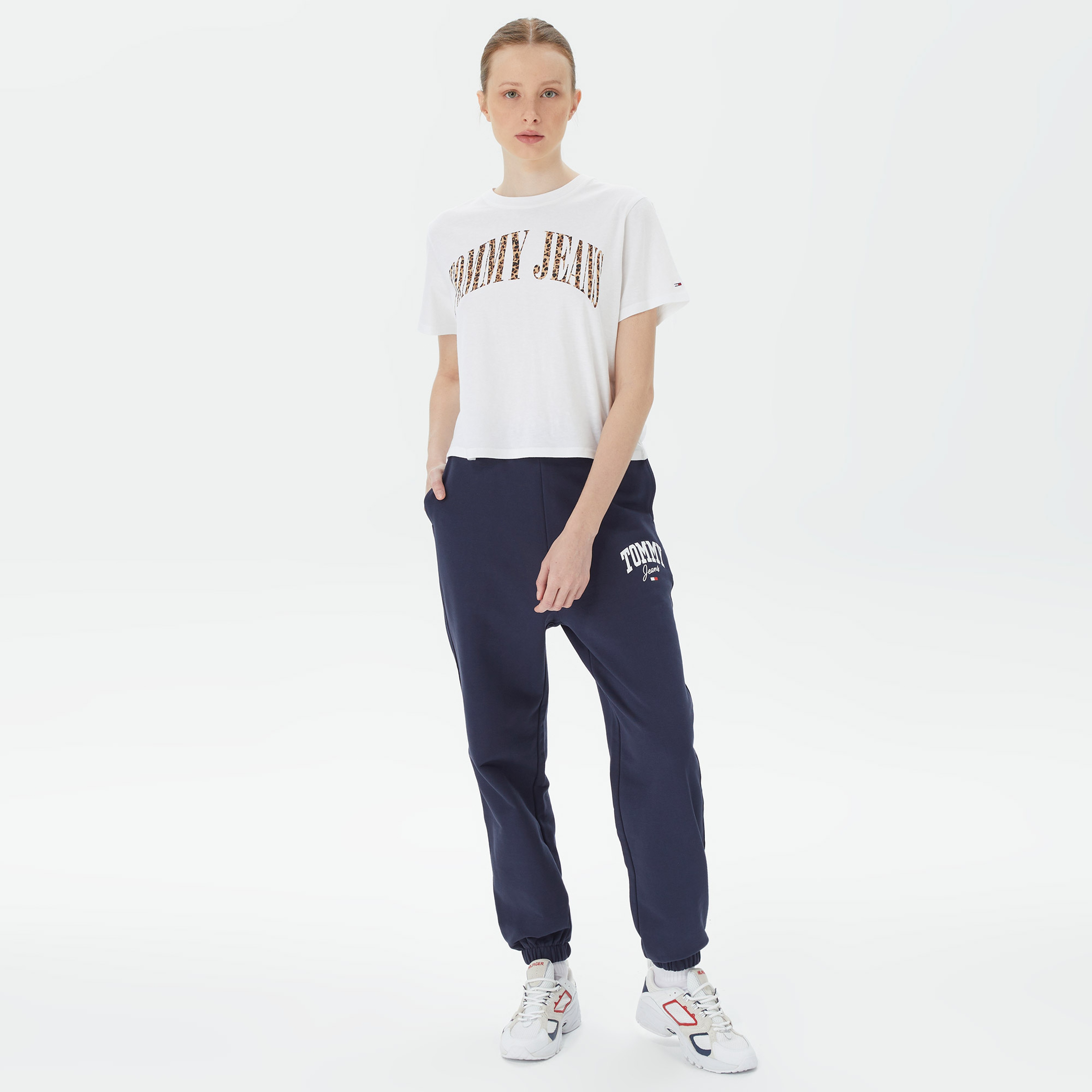 Tommy Hilfiger Classic Leo Kadın Beyaz T-Shirt