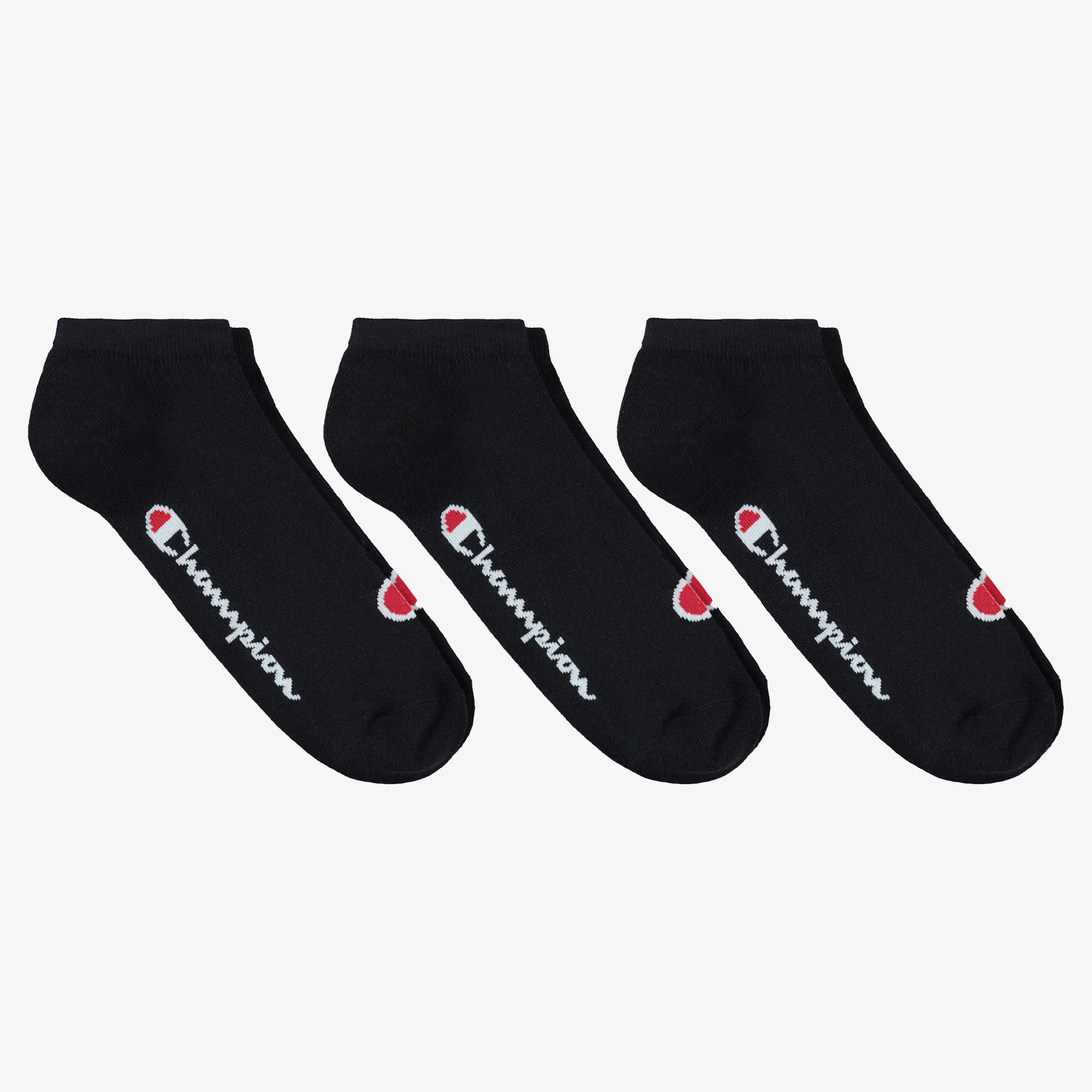 Champion Quarter 3'lür Unisex Siyah Çorap