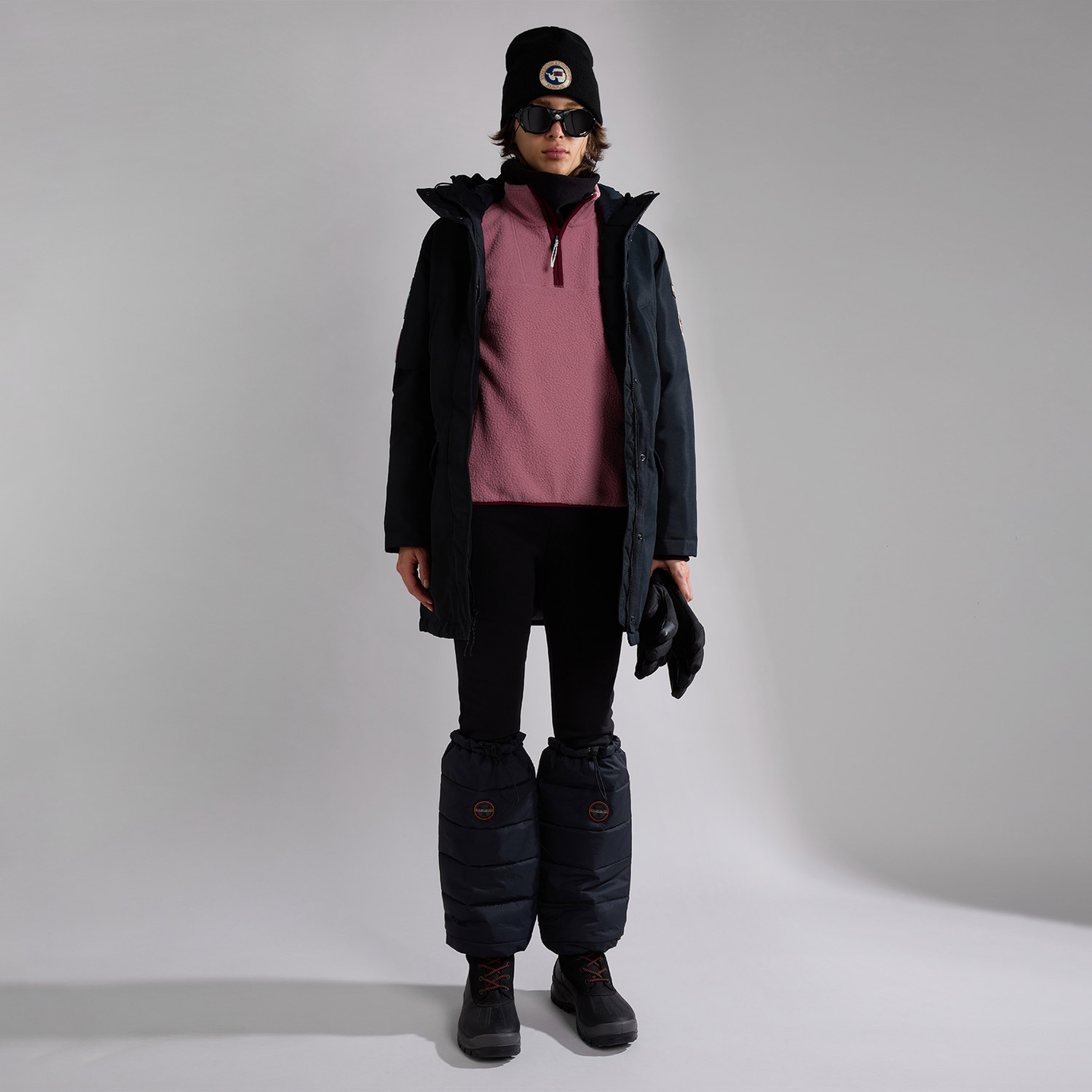 Napapijri T-Cuverville Hz Kadın Pembe Polar Sweatshirt