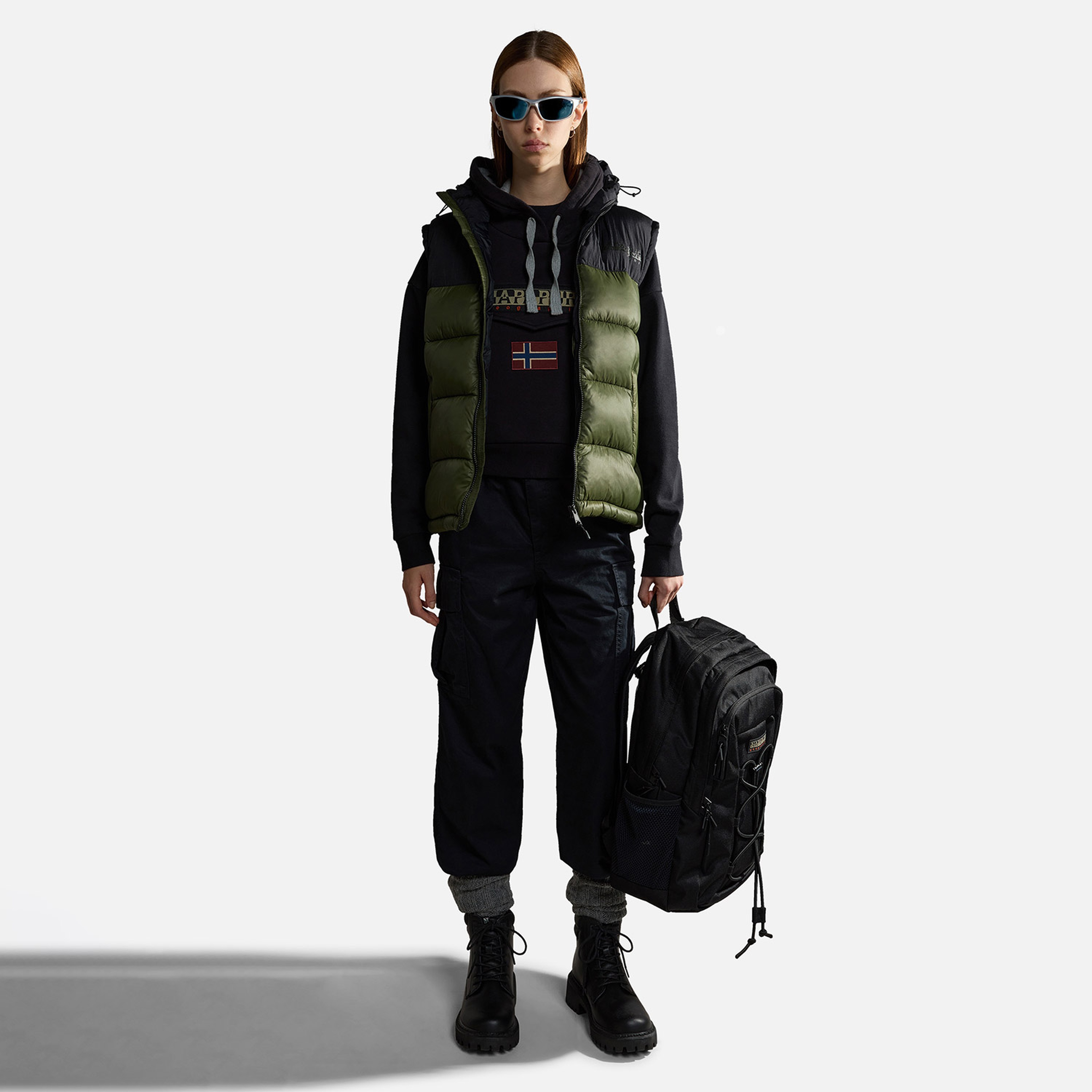 Napapijri Burgee Kadın Siyah Hoodie