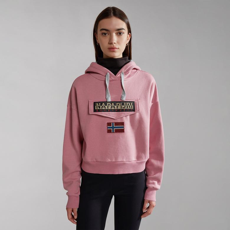 Napapijri Burgee Kadın Pembe Hoodie