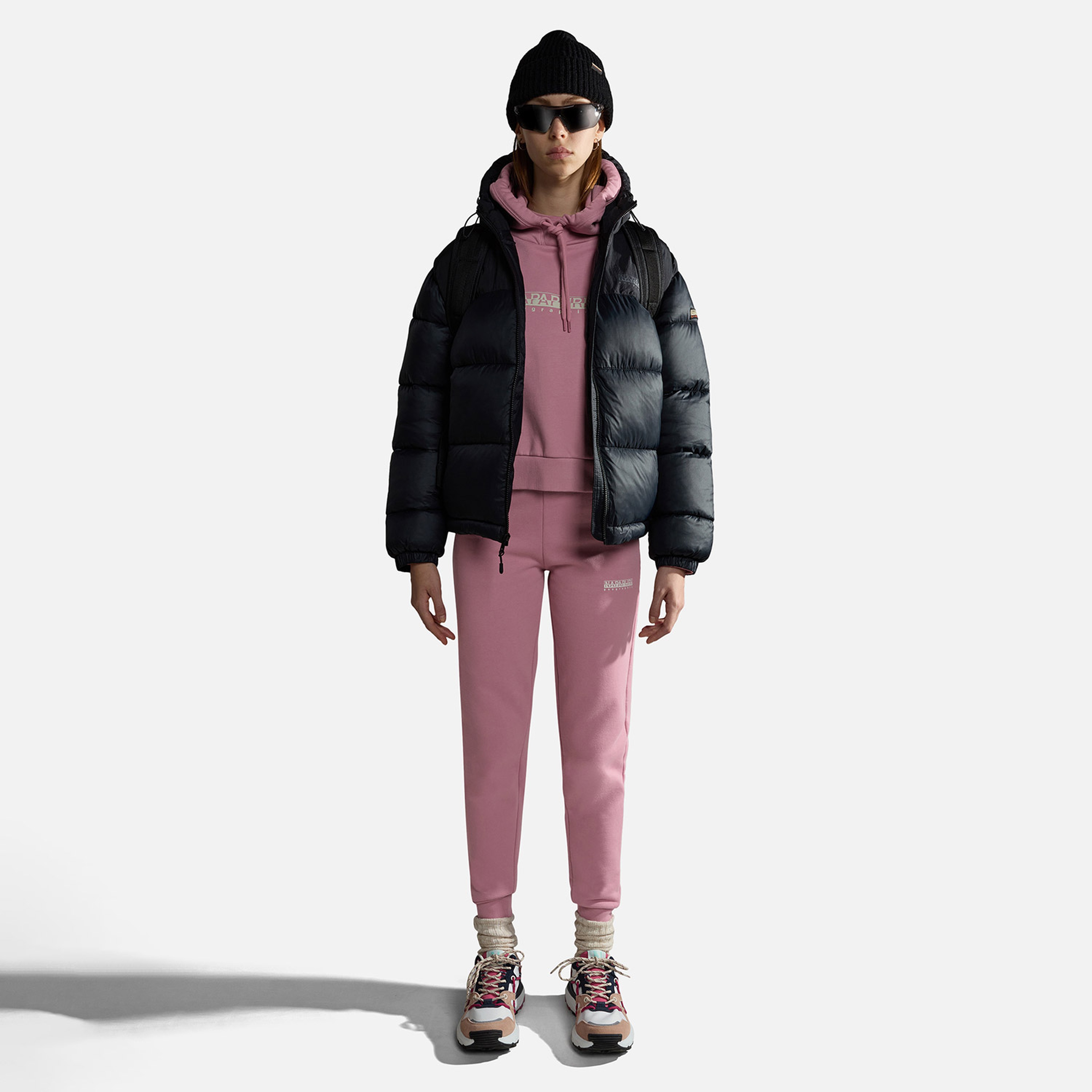 Napapijri B-Box Kadın Pembe Hoodie