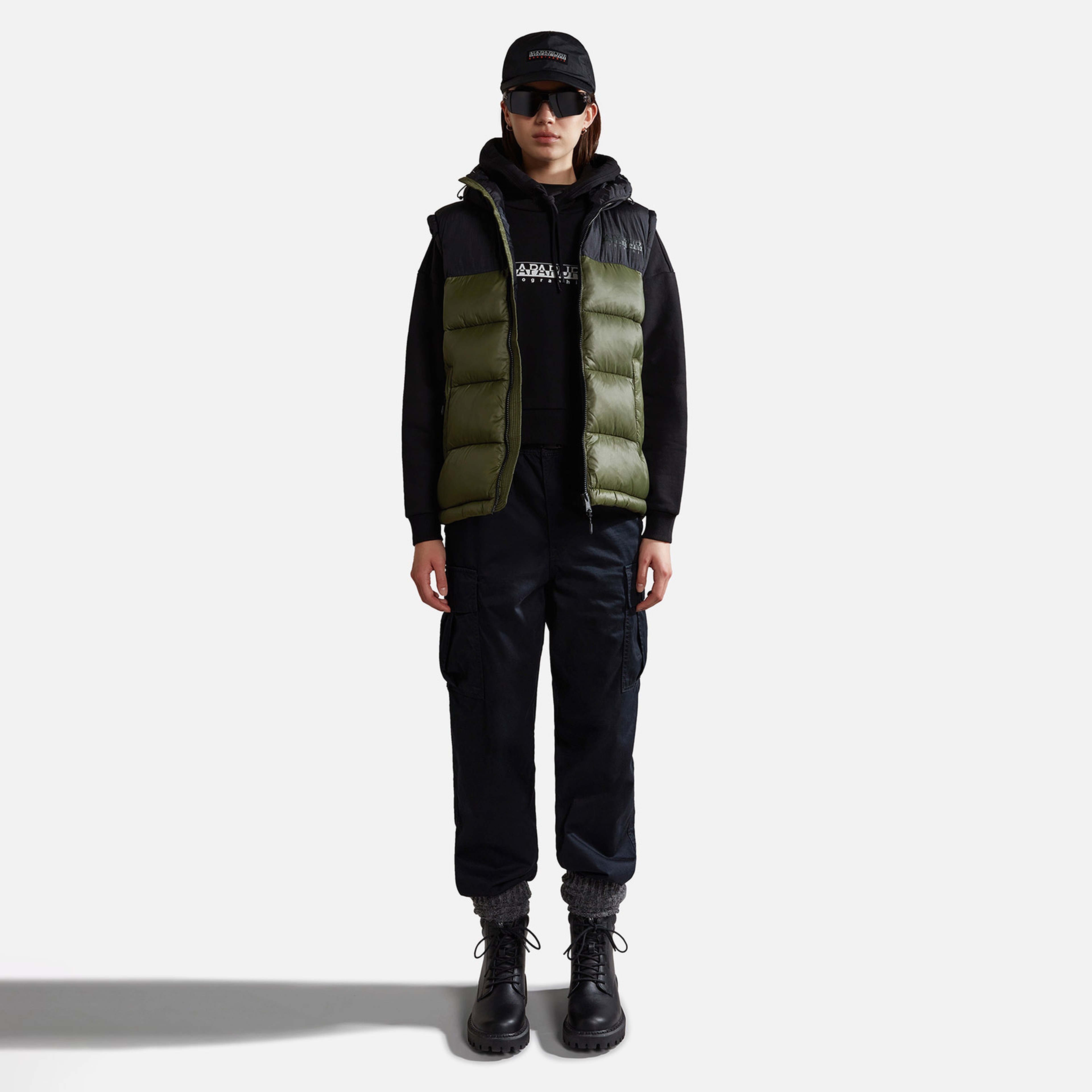 Napapijri B-Box Kadın Siyah Hoodie