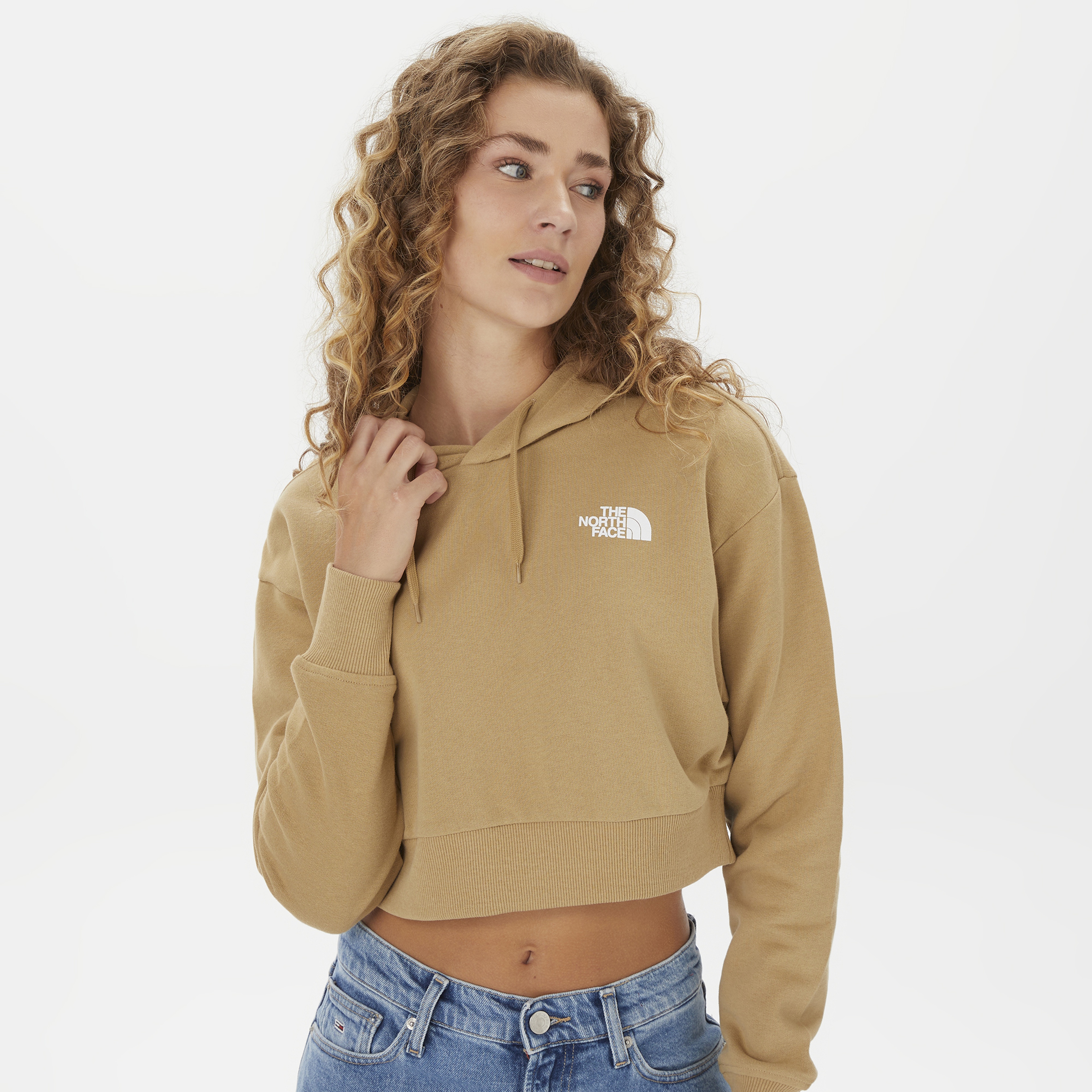 The North Face Trend Crop Kadın Haki Hoodie