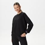 Champion Crewneck Kadın Siyah Sweatshirt