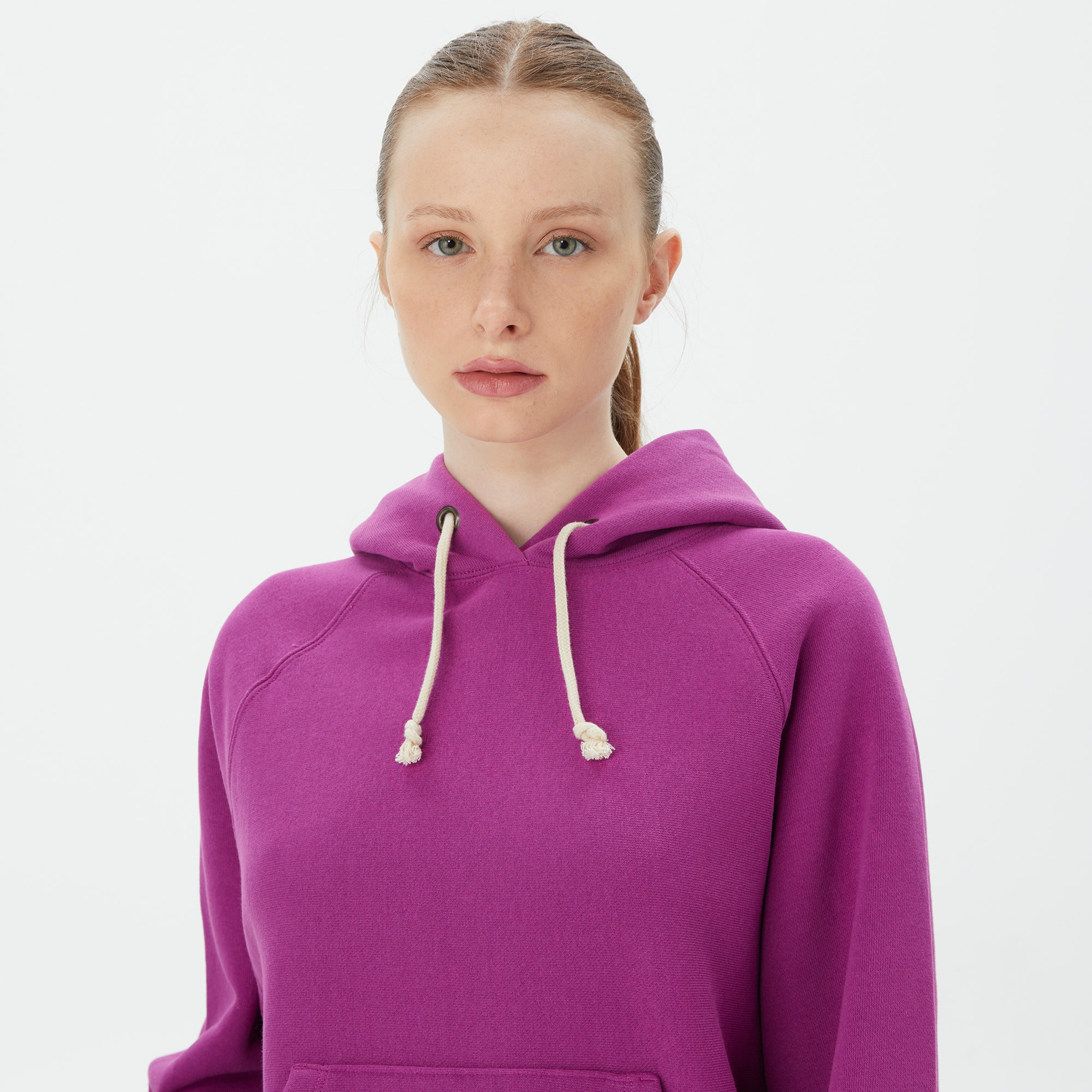 Champion Hooded Kadın Mor Hoodie