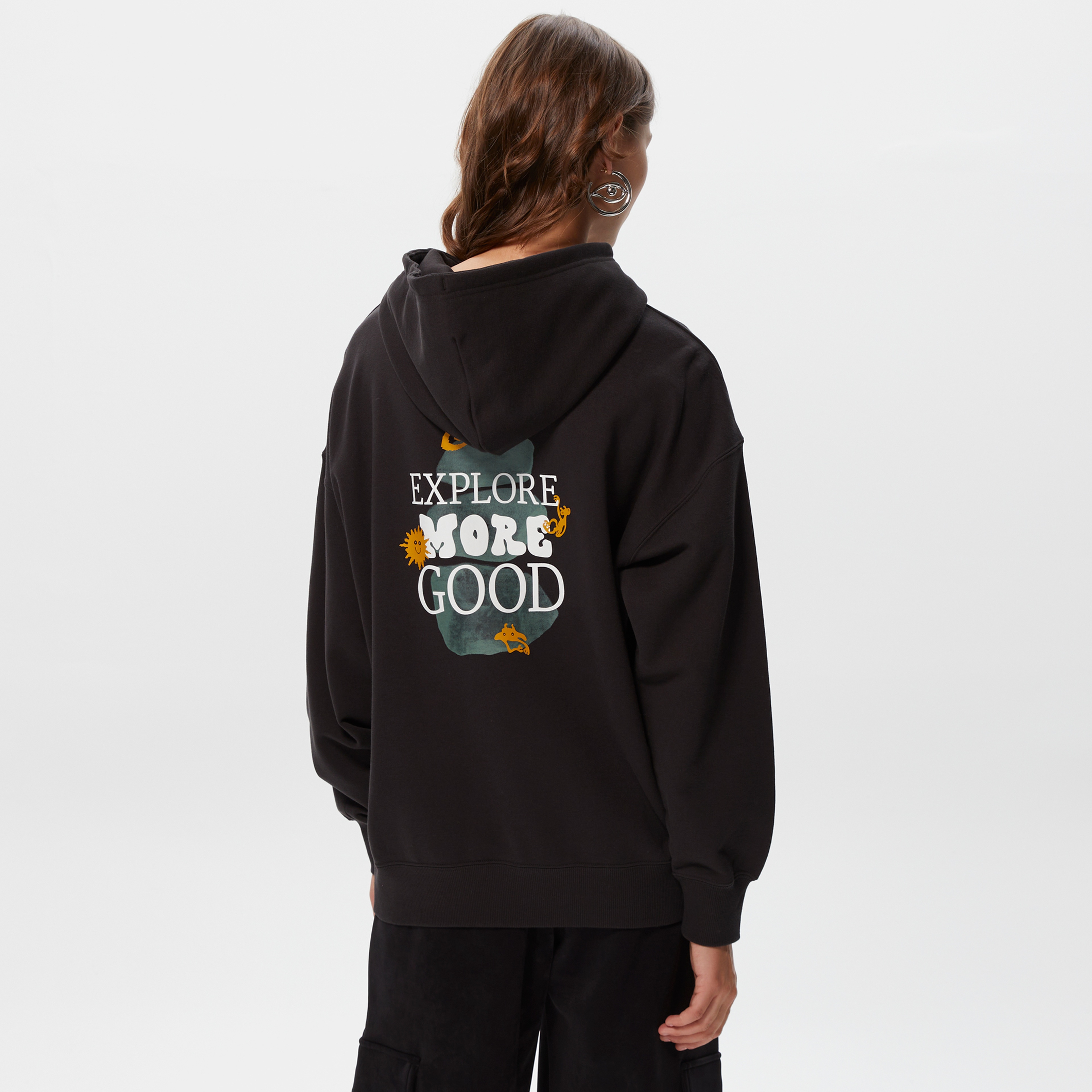 Puma Downtown Kadın Siyah Sweatshirt