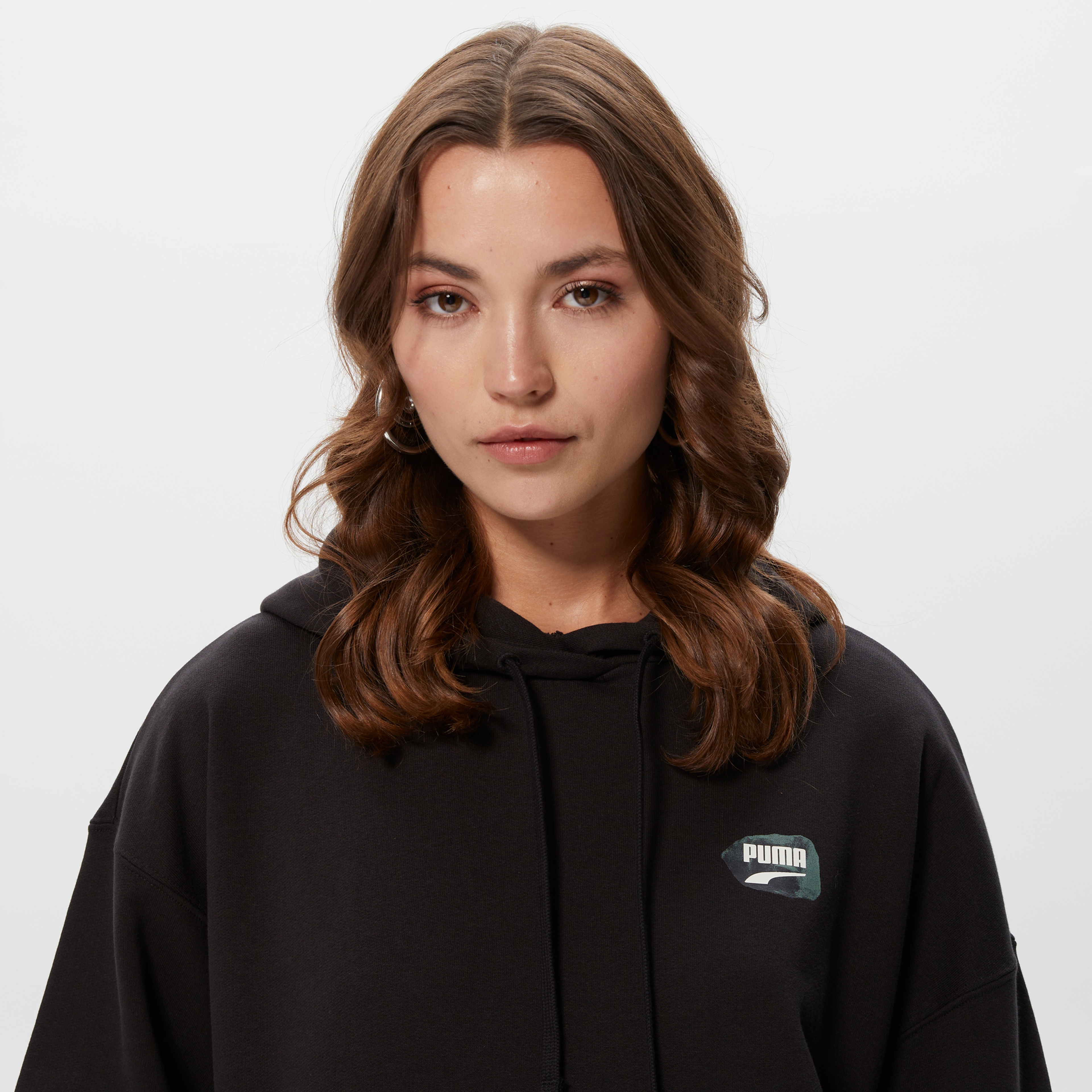 Puma Downtown Kadın Siyah Sweatshirt