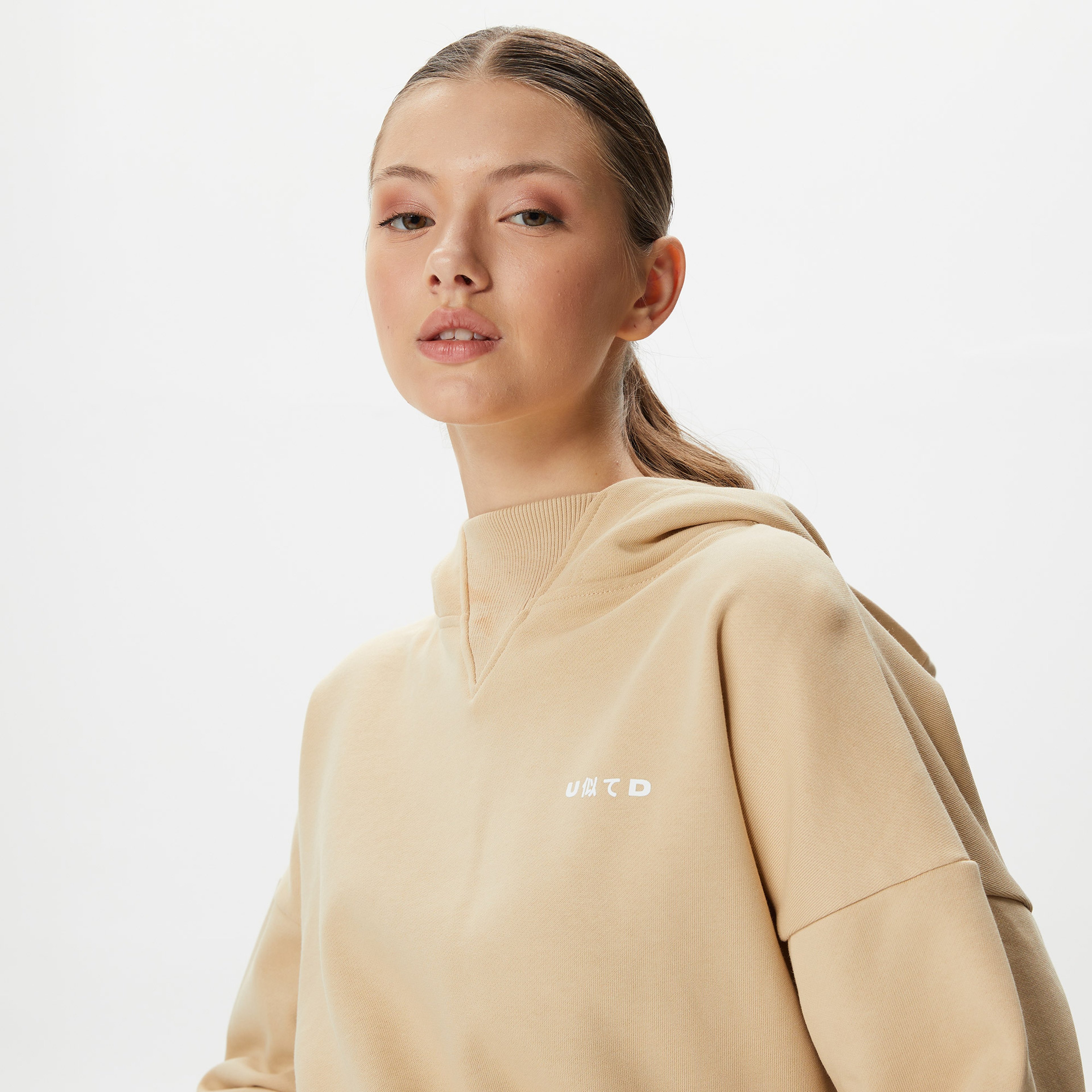 UNITED4 Kadın Kahverengi Sweatshirt