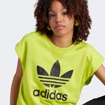 adidas Big Logo Kadın Sarı Hoodie