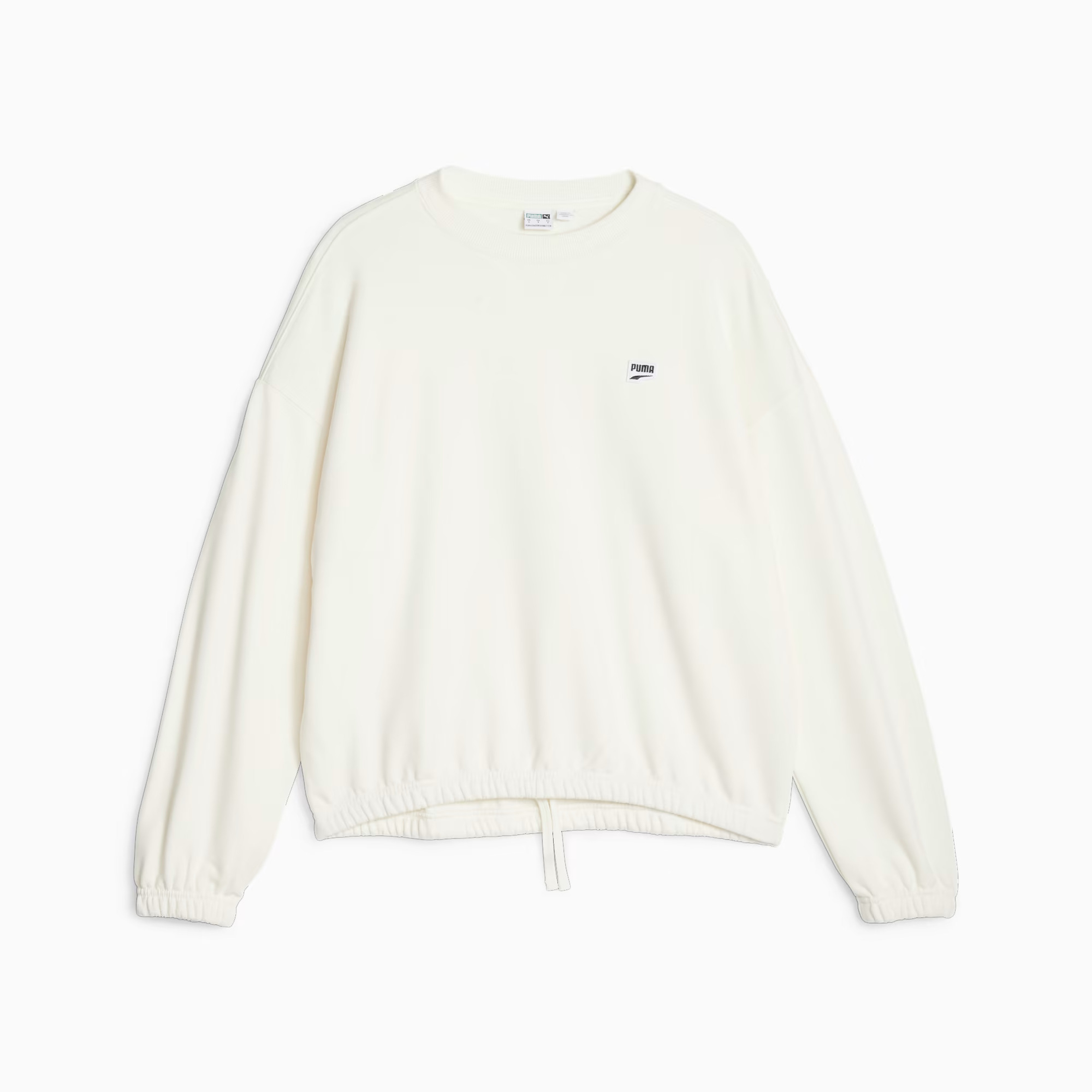 Puma Downtown Oversized Crew Kadın Krem Sweatshirt