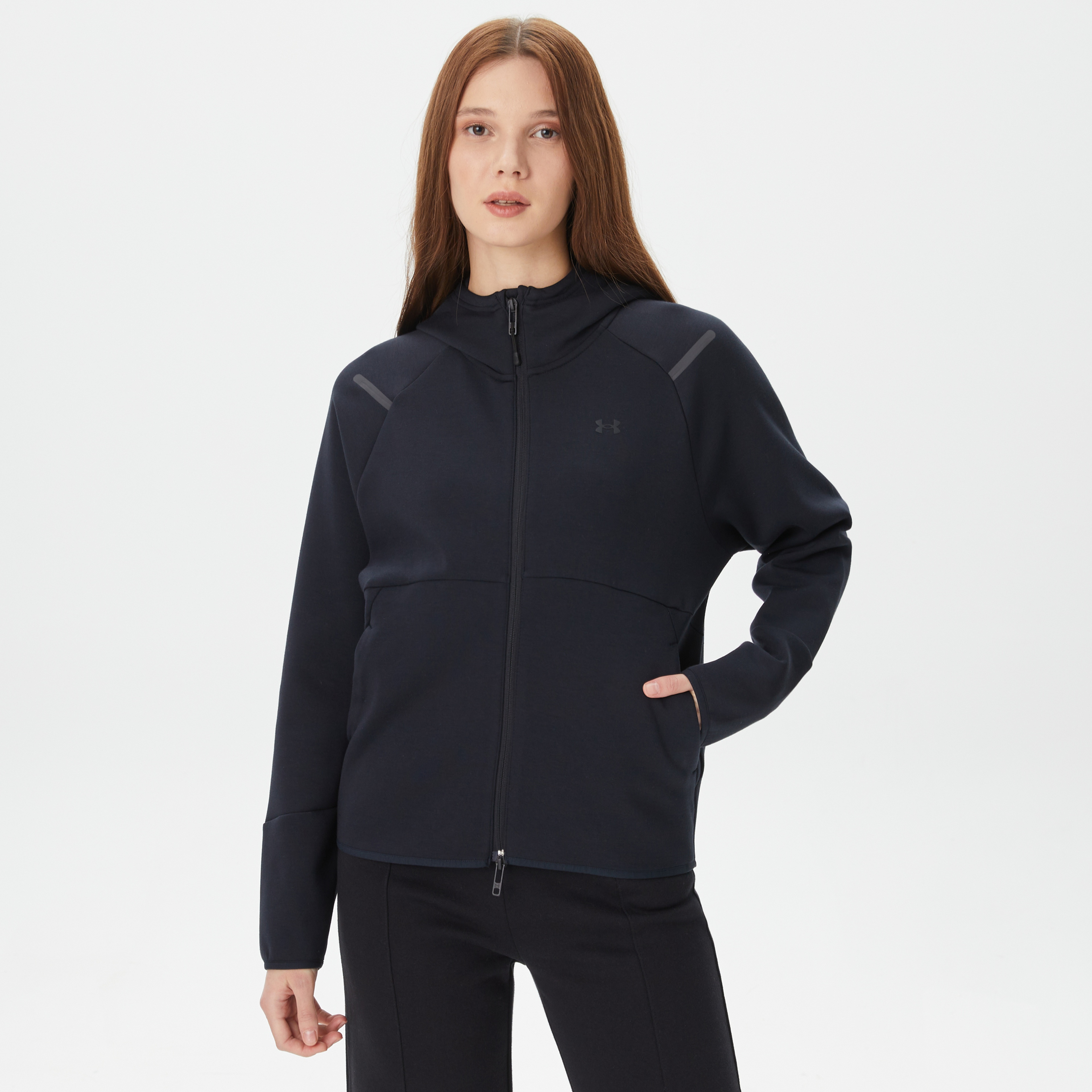 Under Armour Unstoppable Fleece Kadın Siyah Sweatshirt