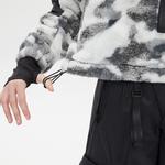 Rains Kofu Fleece Pullover Kadın Siyah/Gri Sweatshirt