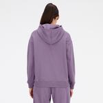 New Balance Essentials French Terry Oversize Kadın Mor Hoodie