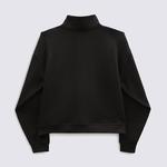 Vans Leighton Mock Neck Fleece Kadın Siyah Sweatshirt
