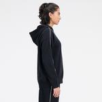 New Balance Essentials French Terry Oversize Kadın Siyah Hoodie