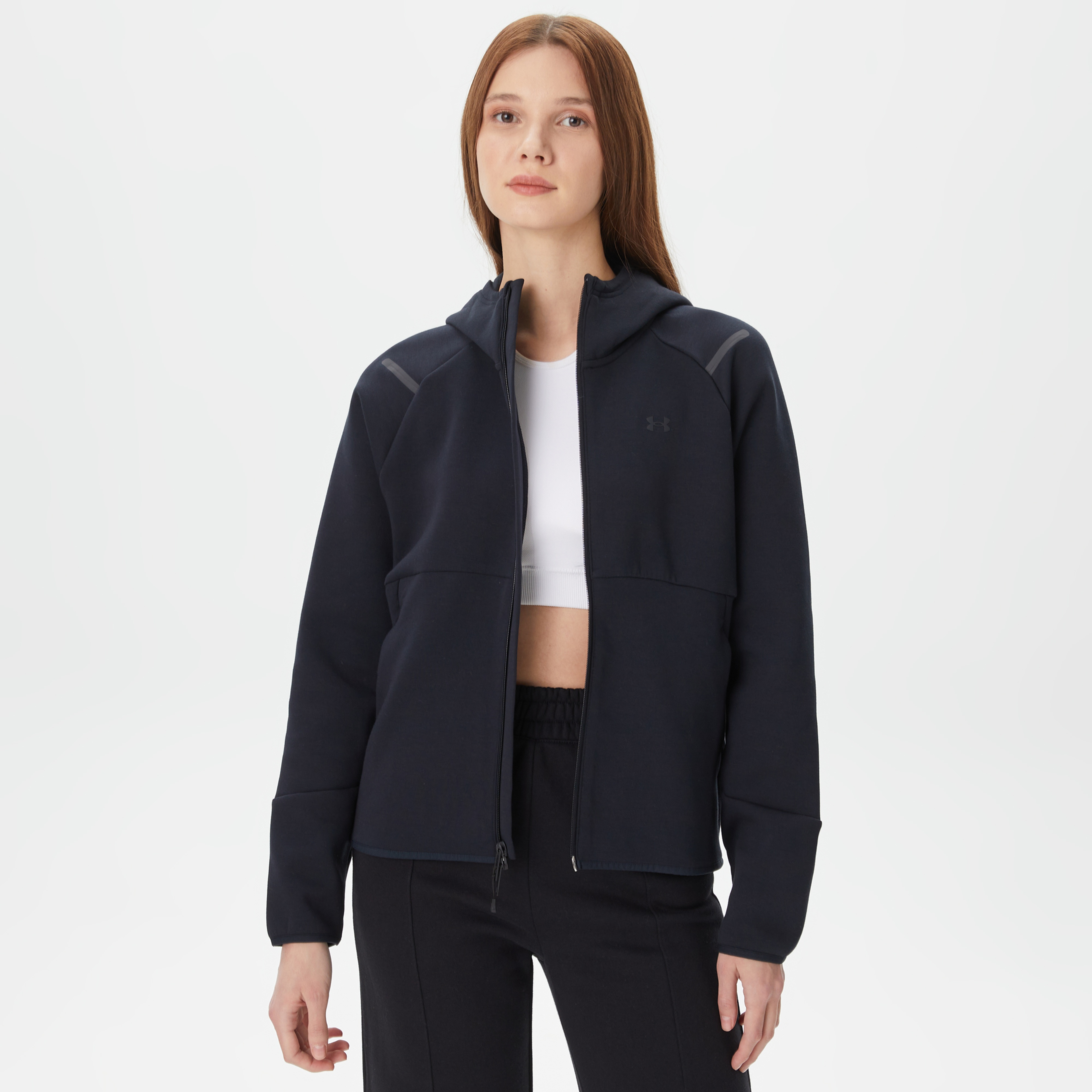 Under Armour Unstoppable Fleece Kadın Siyah Sweatshirt