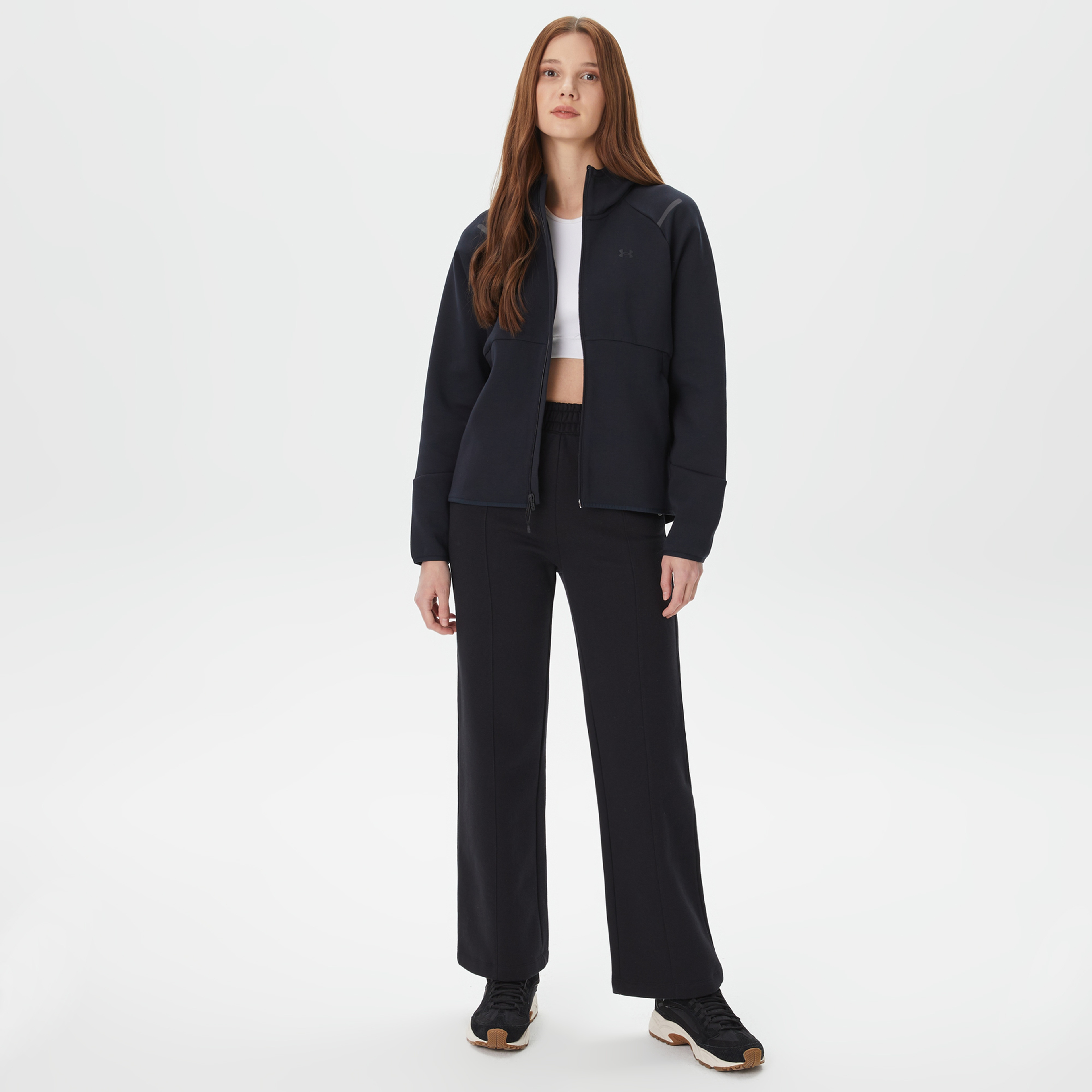 Under Armour Unstoppable Fleece Kadın Siyah Sweatshirt