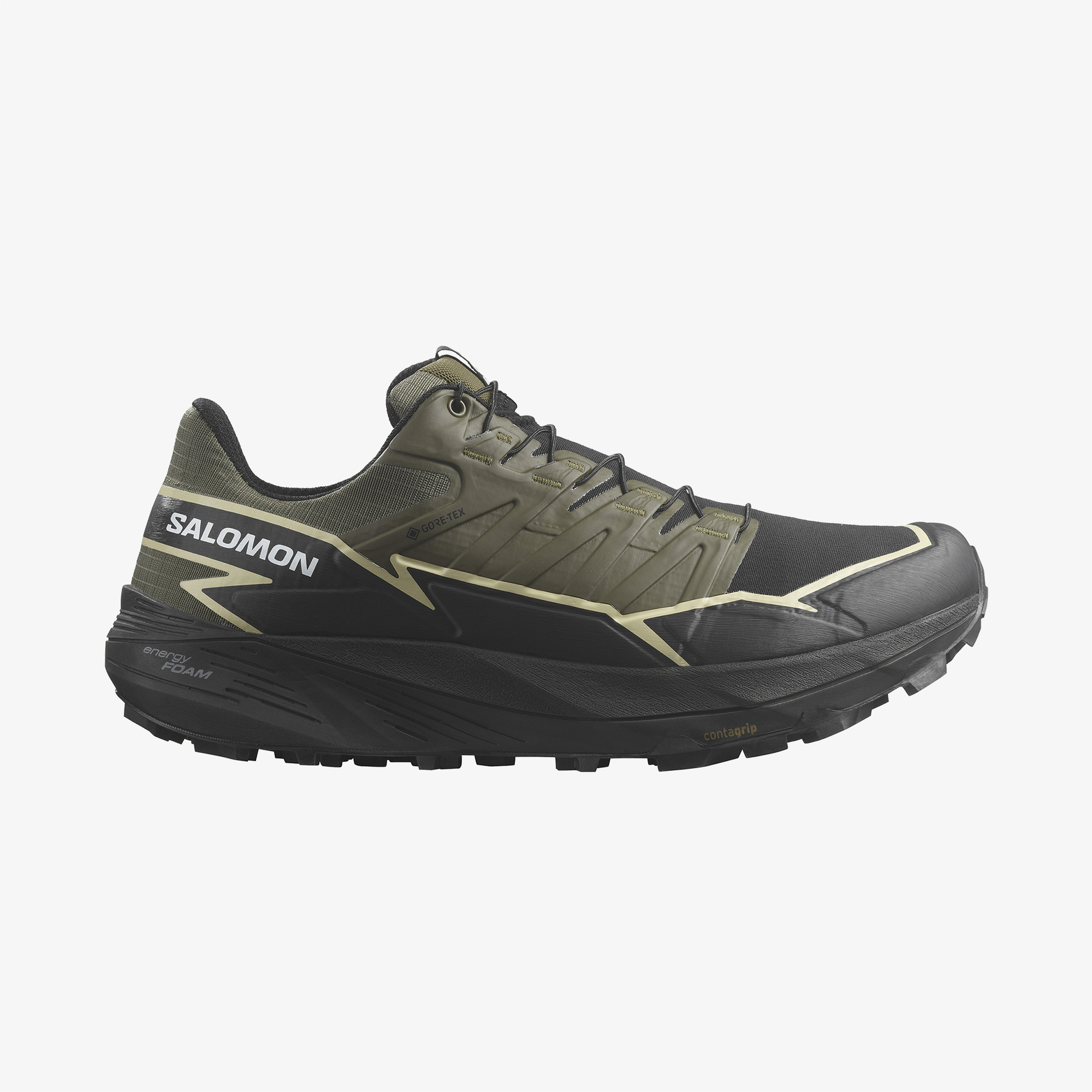 Salomon Thundercross Gore-Tex Erkek Haki Outdoor Ayakkabı