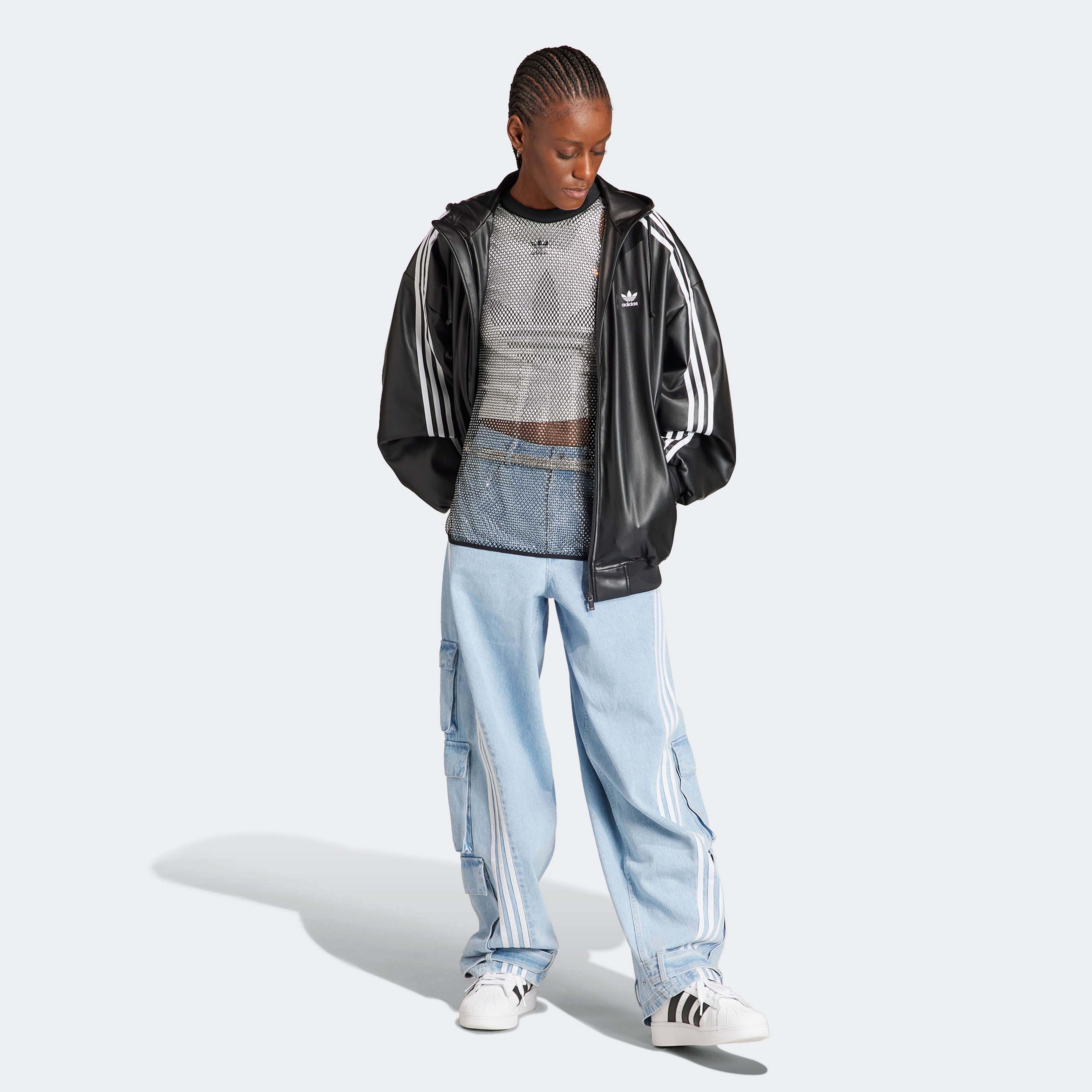 adidas Faux Originals Kadın Siyah Ceket