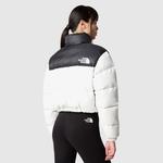 The North Face Nuptse Short Kadın Beyaz Mont