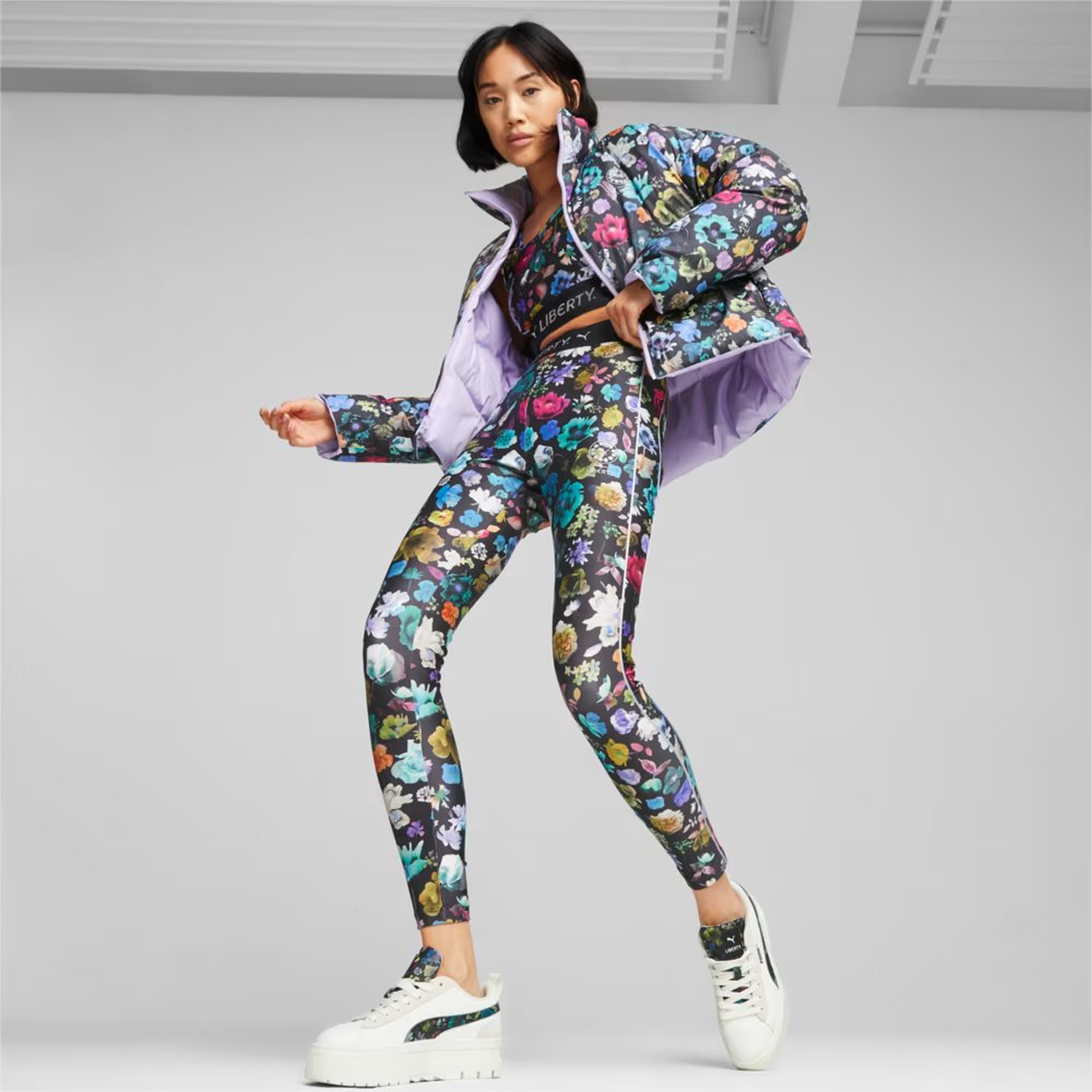 Puma X LIBERTY Kadın Mor Ceket