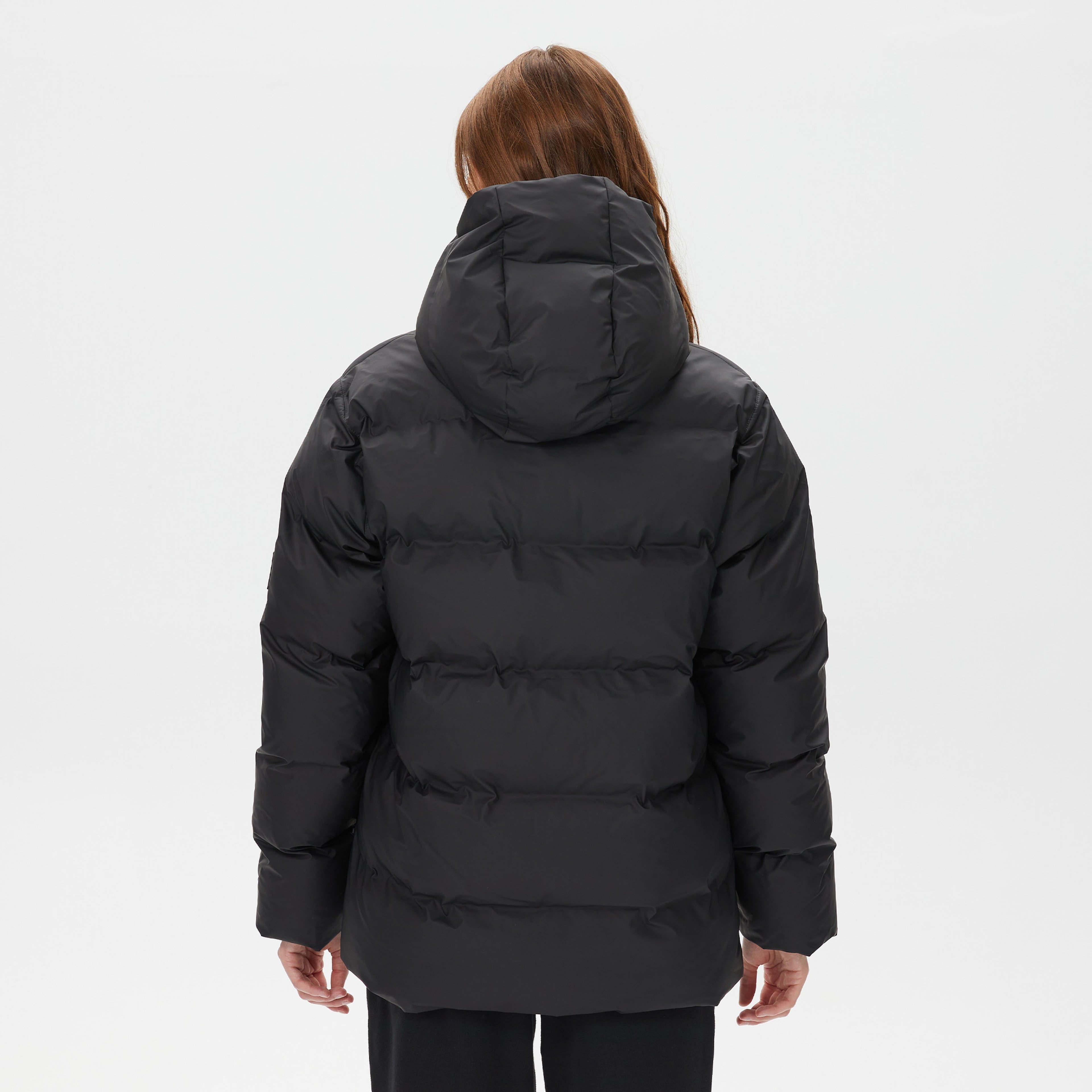 Rains Alta Puffe Kadın Siyah Mont